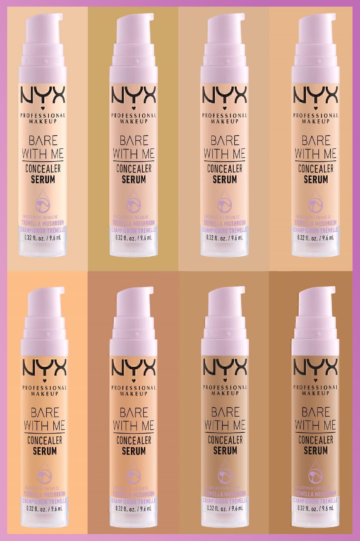 NYX Professional Makeup Bare With Me Kapatıcı Serum 05 Golden-7