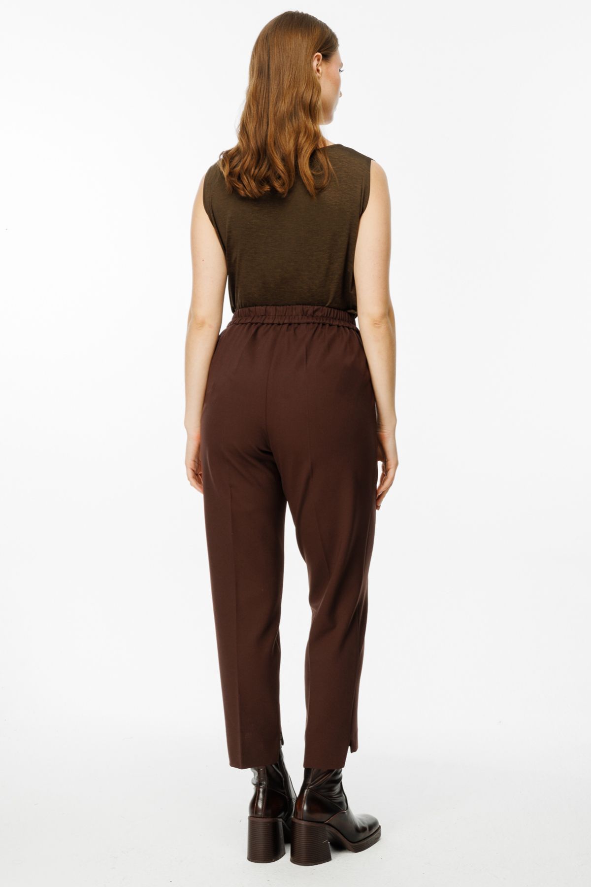 Ekol-Lycra Large Size Trousers with Elastic Waist 5