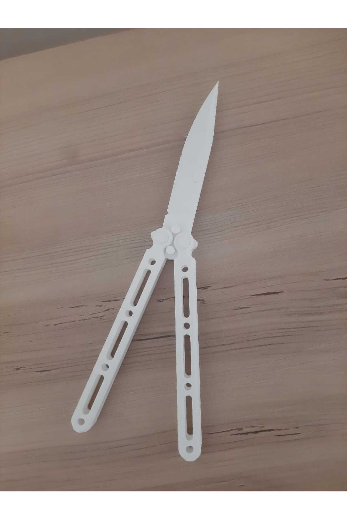 bebevim beyaz Modern Kelebek, Eğitim Sallama Bıçak, Keskin Değildir