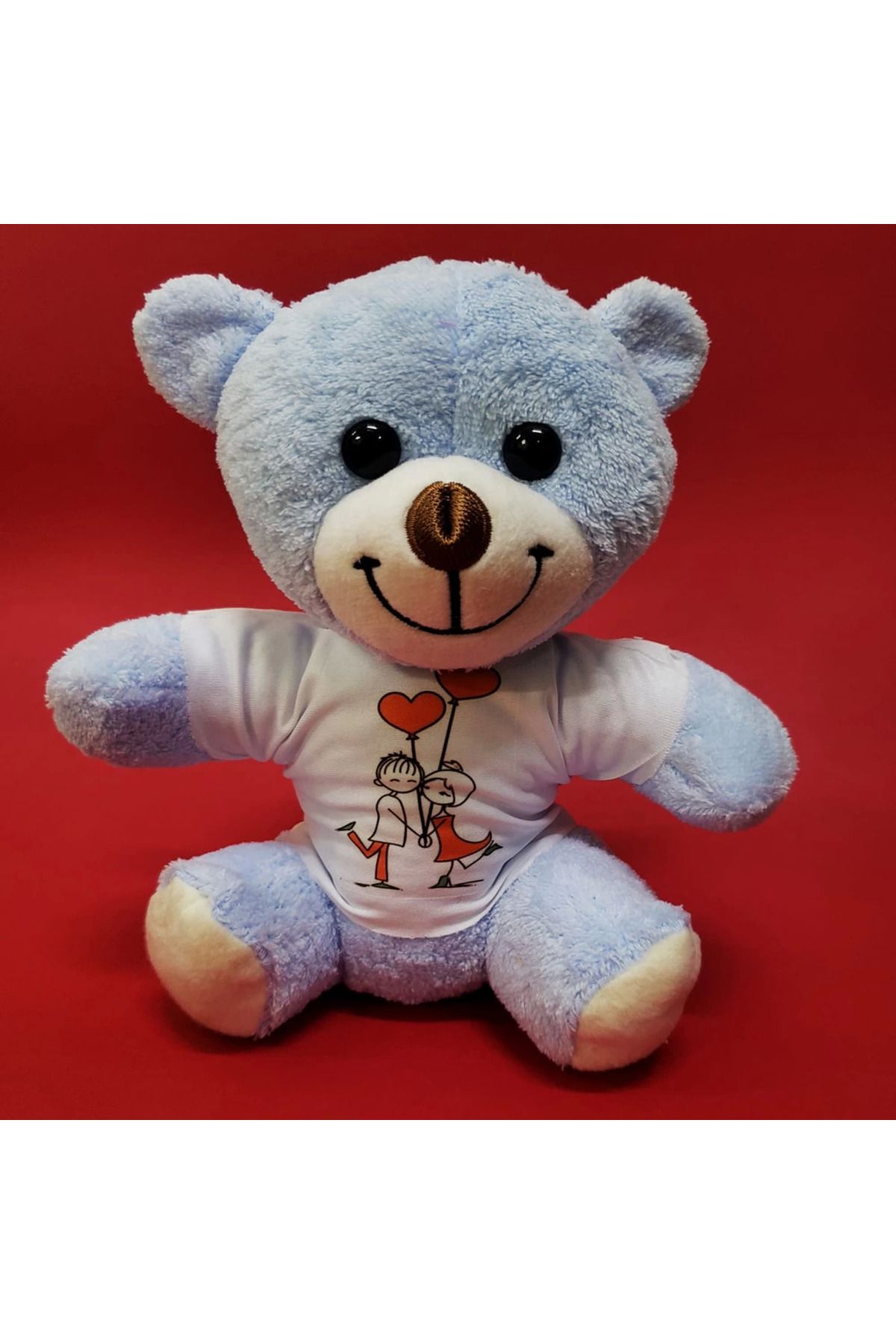 Easy Tedarik Mutlu Sevgililer Temalı Tişörtlü Ayıcık