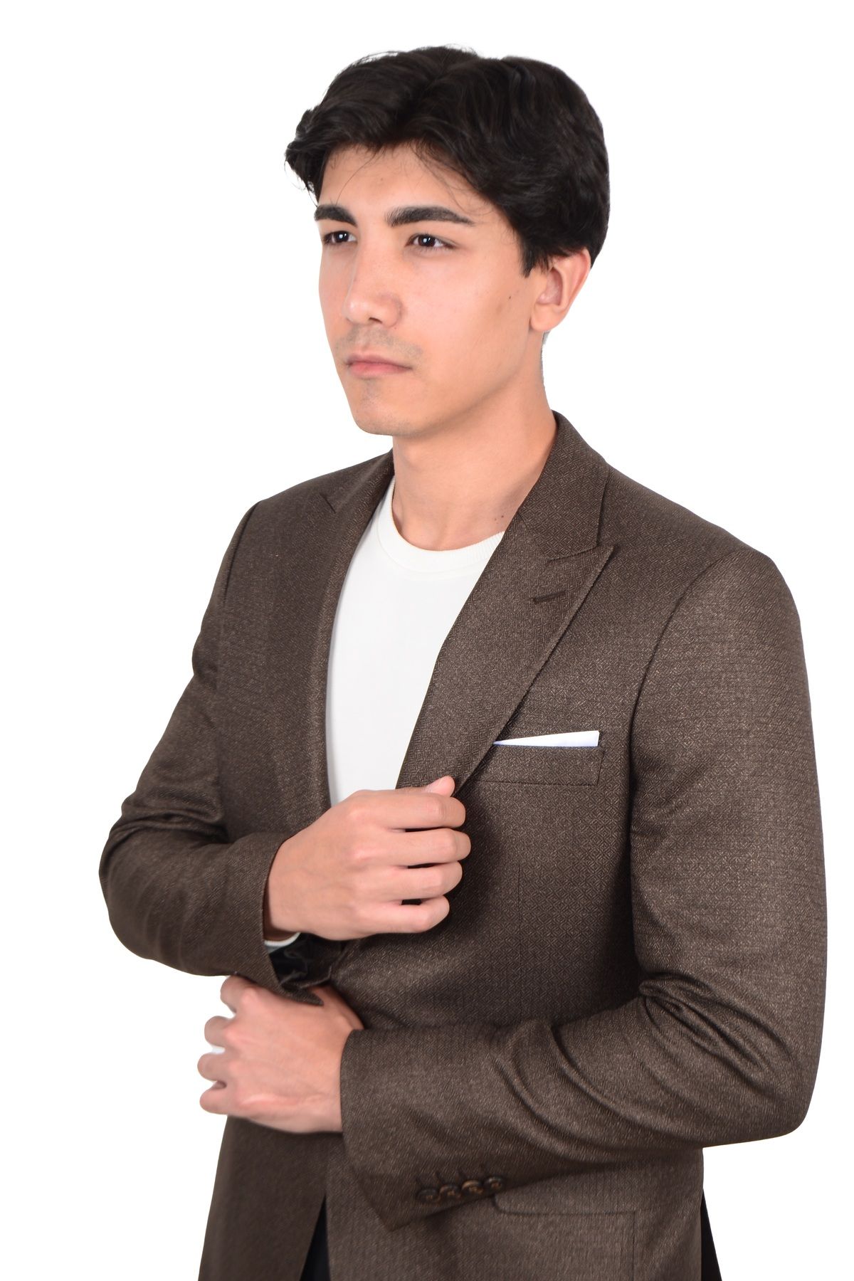 Cengiz İnler-Men's Textured Sports Jacket 3