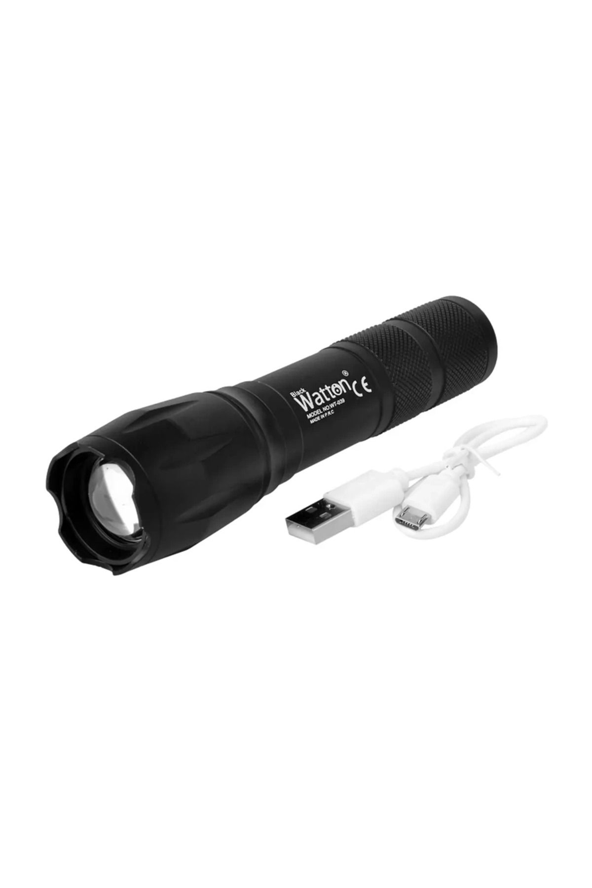 Easy Tedarik Powerbank Özellikli Uzun Menzilli El Feneri Wt-039
