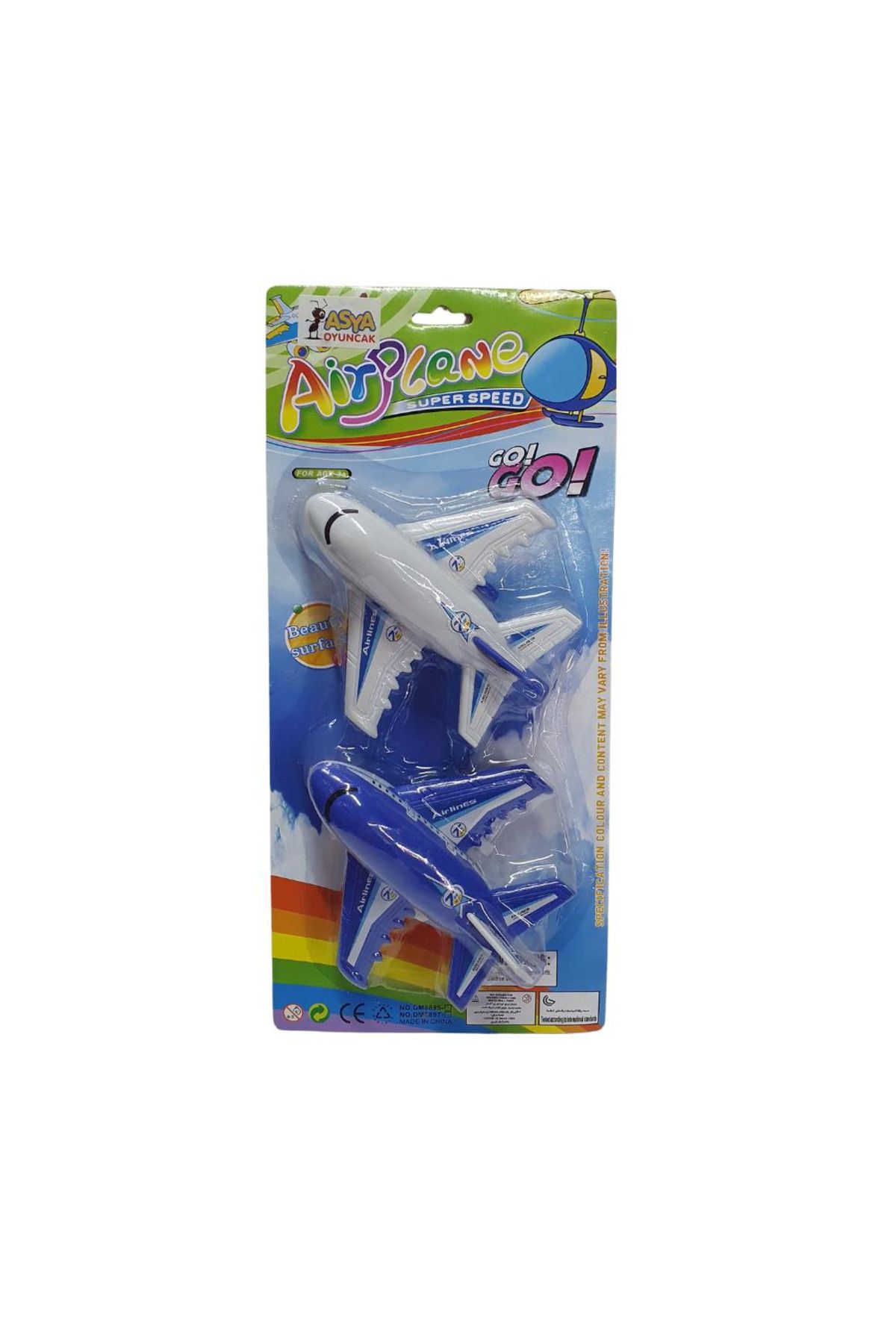 Easy Tedarik Yolcu Uçak 2li Set 14 Cm DM88954