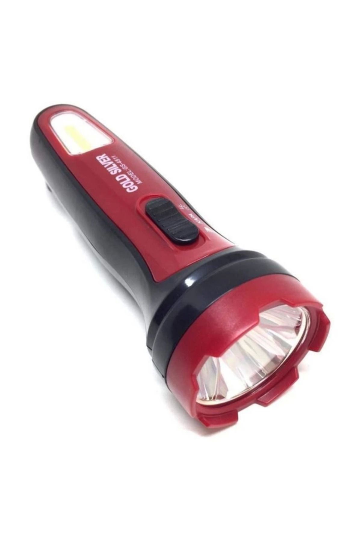 Easy Tedarik Gold Sılver Gs-4511 1 Watt+1 Watt Cob Led'li Şarjlı El Feneri
