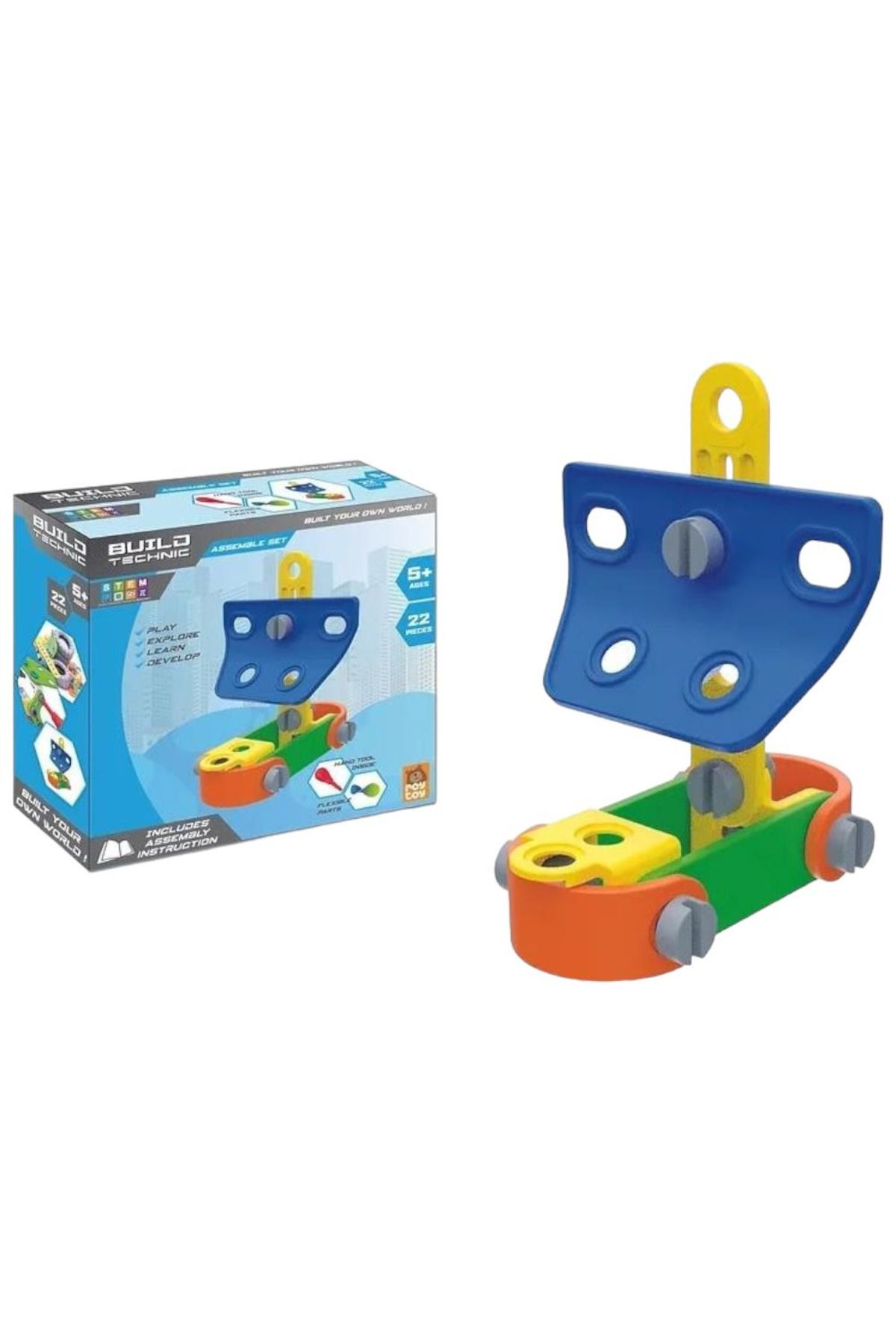 Easy Tedarik Sök Tak 22 Parça Yelkenli Build Technic 4100101222