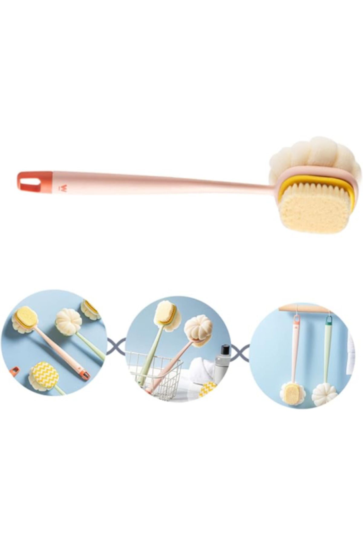BYR-Byrxdn Double Sided Bath Brush - Byrnew 5