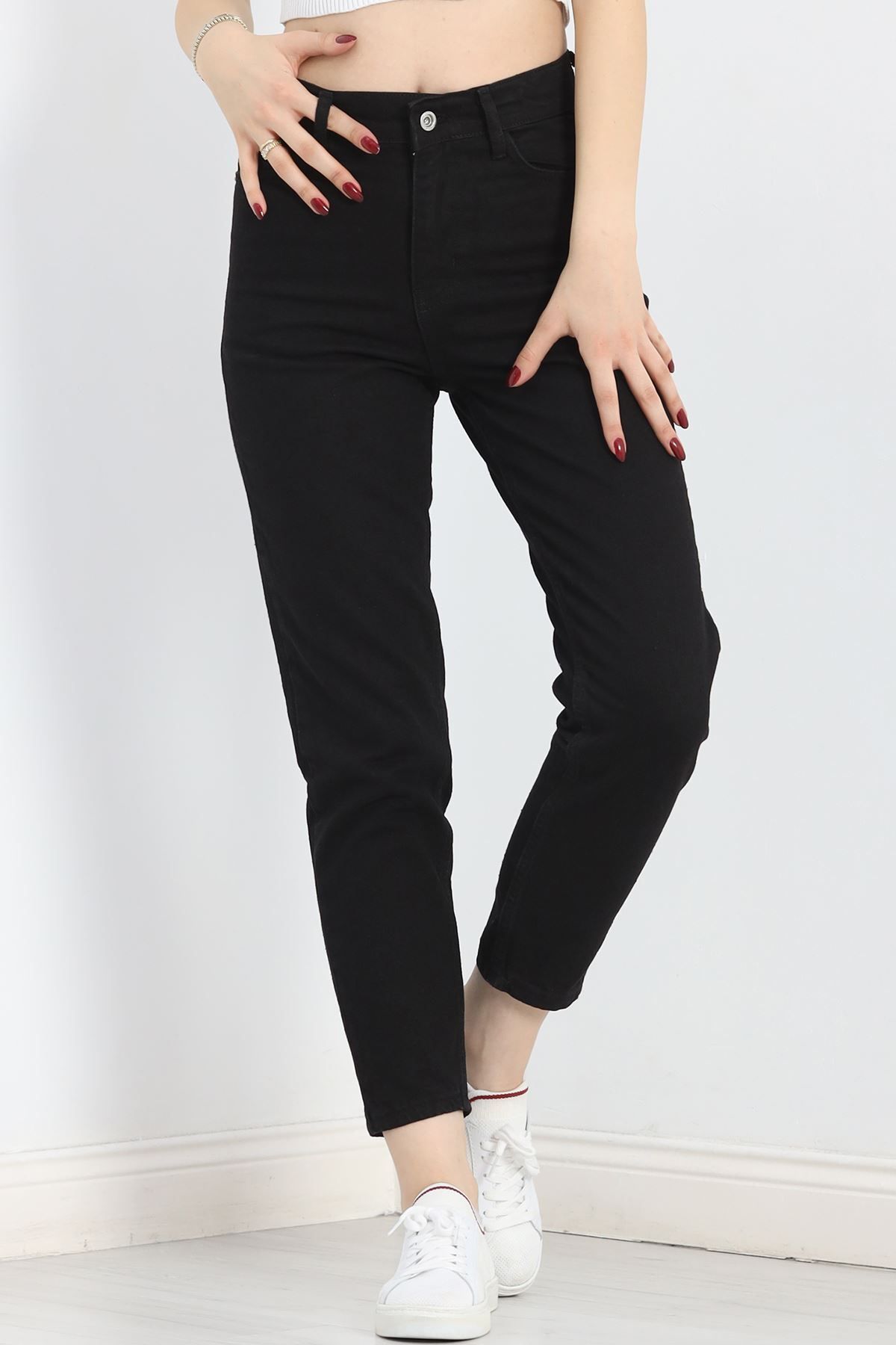 colezium Mom Boyfriend Jeans Siyah