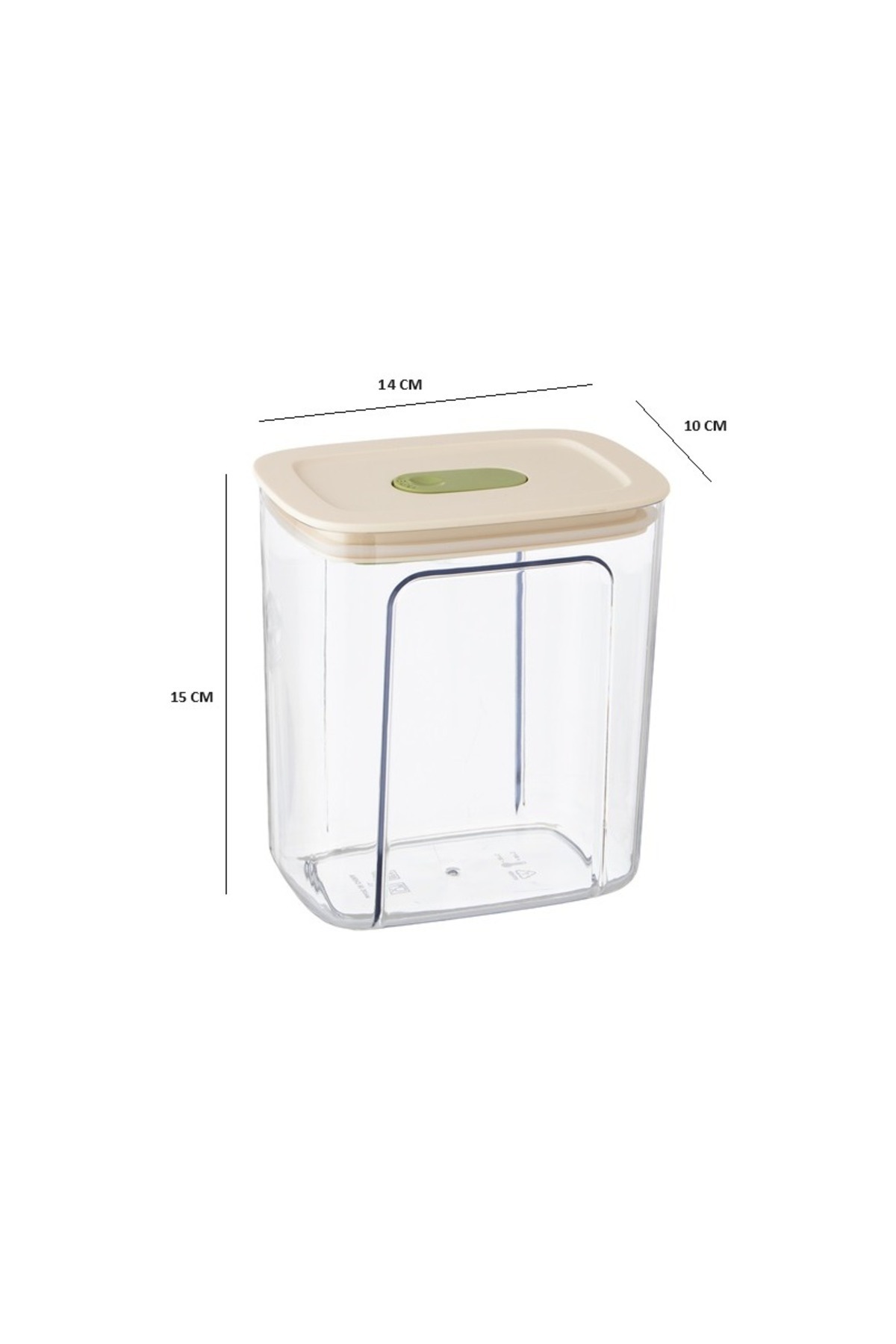 Dania-Multi-Use Acrylic Storage Box For Grains And Spices 1 Liters 4