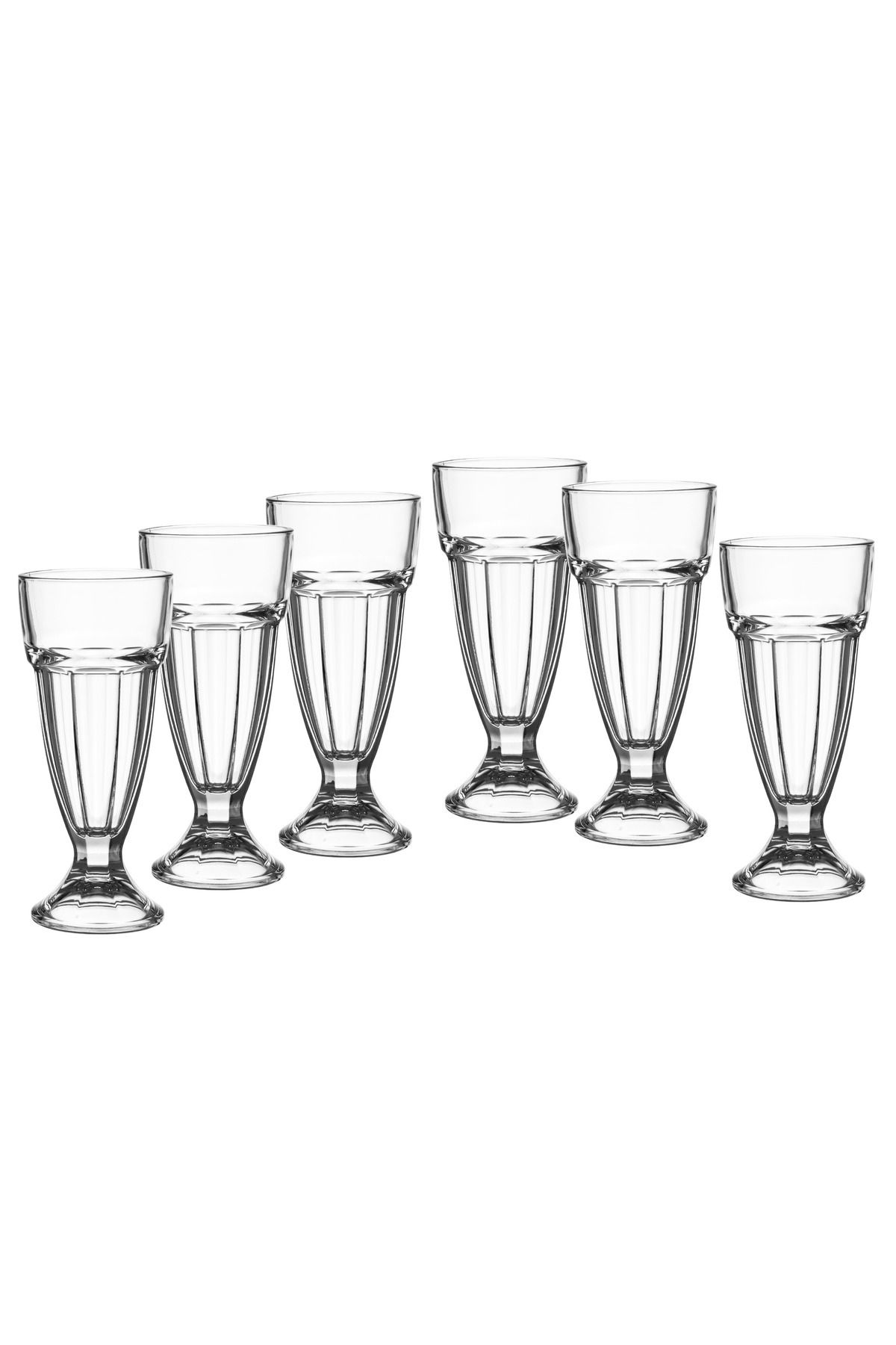 Pasabache-Set of 6 Turkish glass cups, Pasha Bash, for multiple use 1
