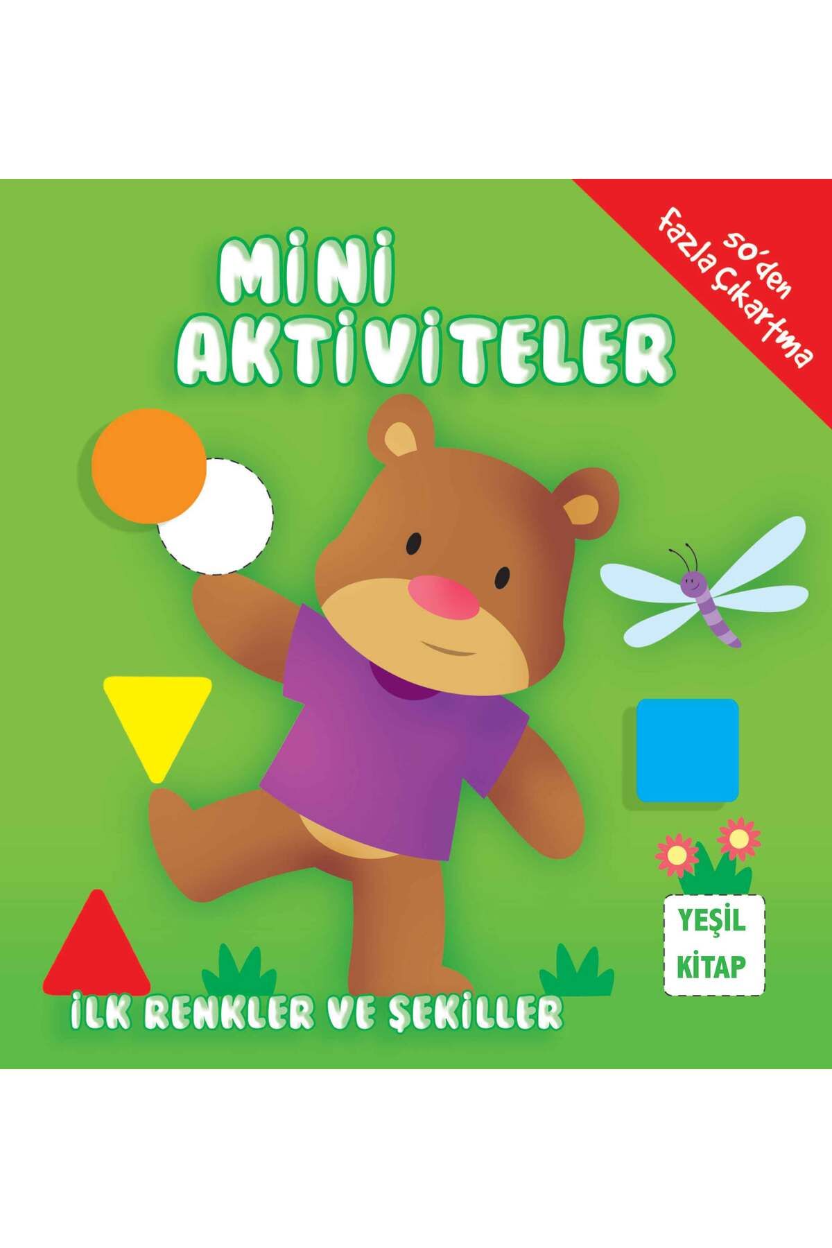 Türk Dil Kurumu Yayınları Mini Aktiviteler - İlk Renkler ve Şekiller (Yeşil Kitap)
