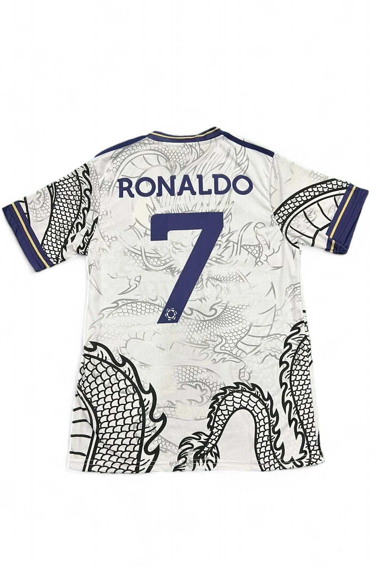 Lion Spor-Ronaldo Dragon White Custom Design - Short Sleeve Jersey 1 1