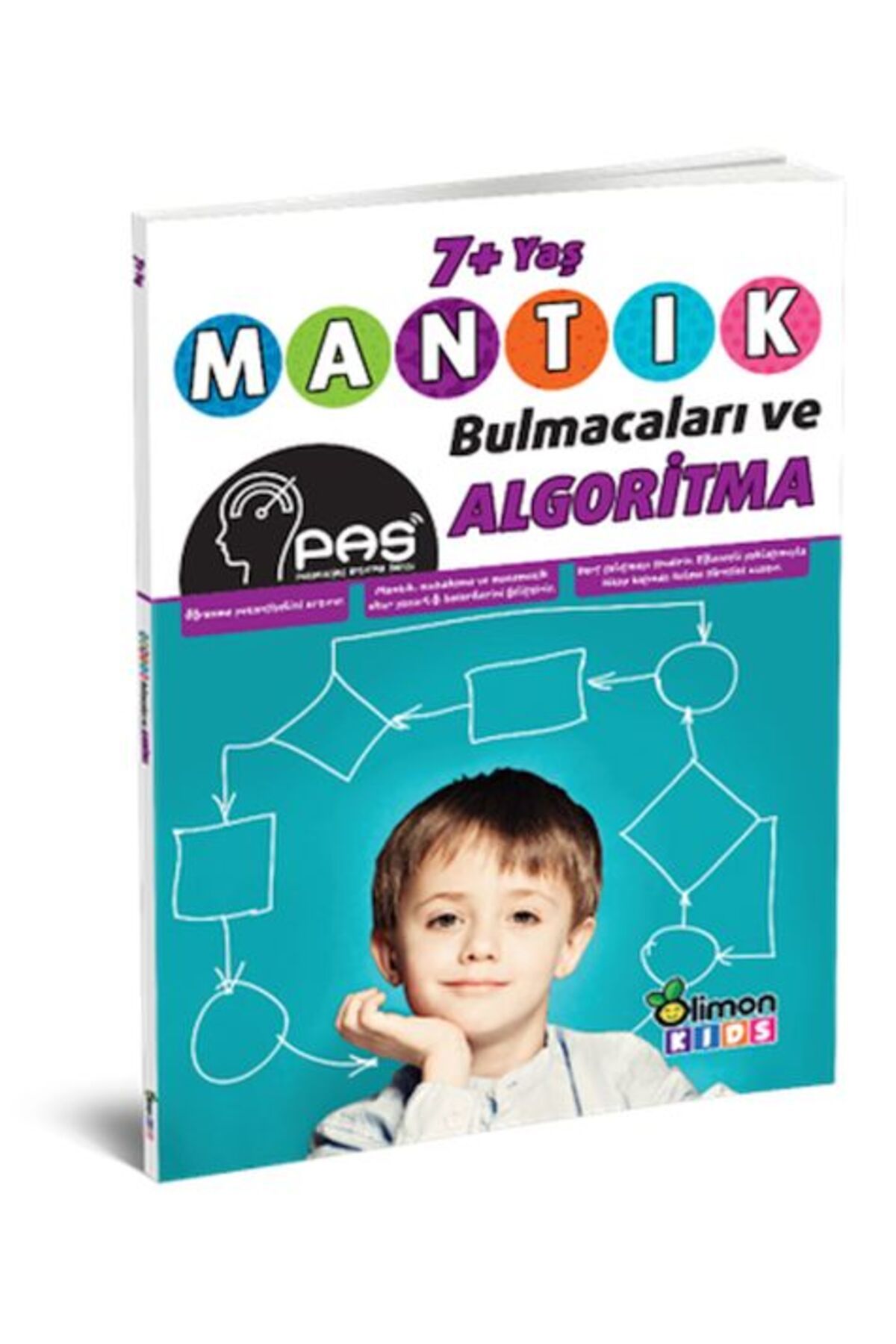 Limonkids PAS Serisi 7+ Yaş Mantık Bulmacaları ve Algoritma