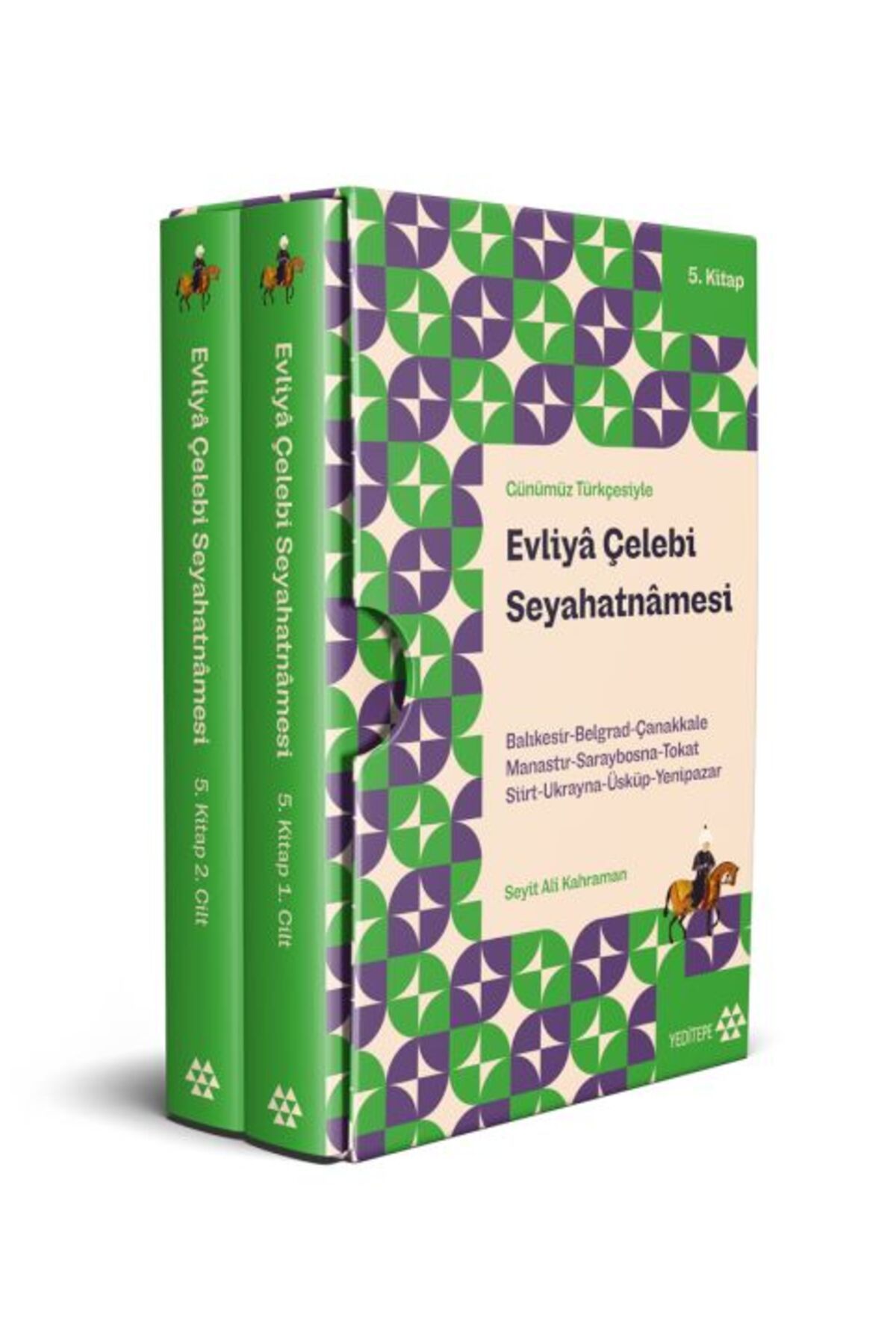 Yeditepe Yayınevi Evliyâ Çelebi Seyahatnâmesi 5.Kitap 2 Cilt ( Kutulu)