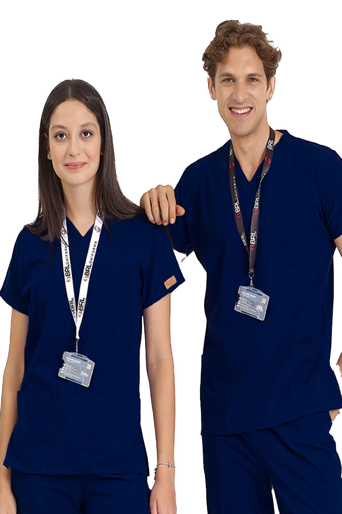 Brl Üniforma-Unisex Surgical Jersey - Single Top Lycra, Parliament Blue |   Brl Scruble 1