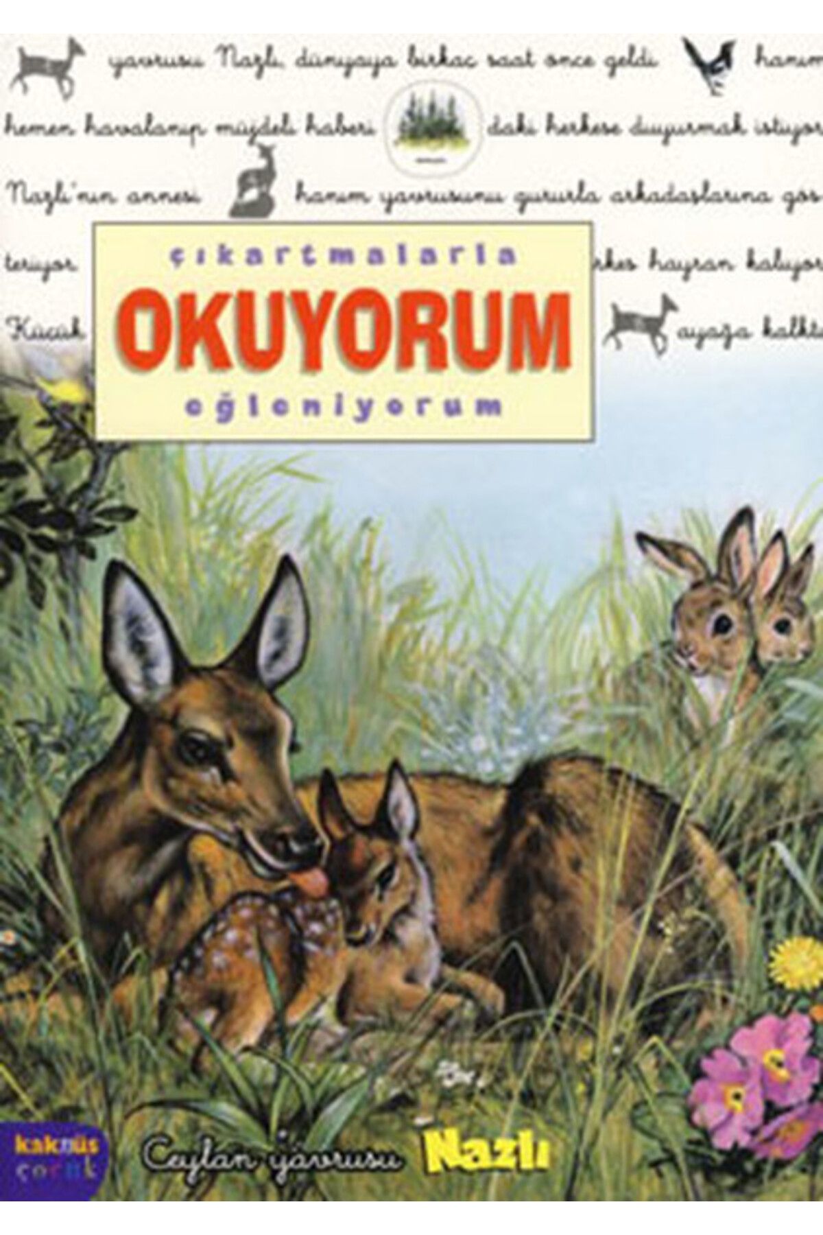 Kaknüs Yayınları Nazlı / Çıkartmalarla Okuyorum Eğleniyorum