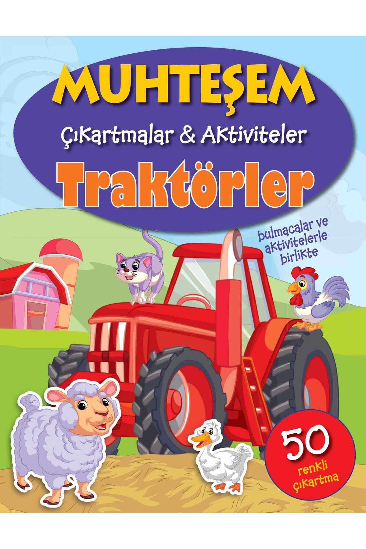Karma Kitaplar Muhteşem Çıkartmalar ve Aktiviteler - Traktörler