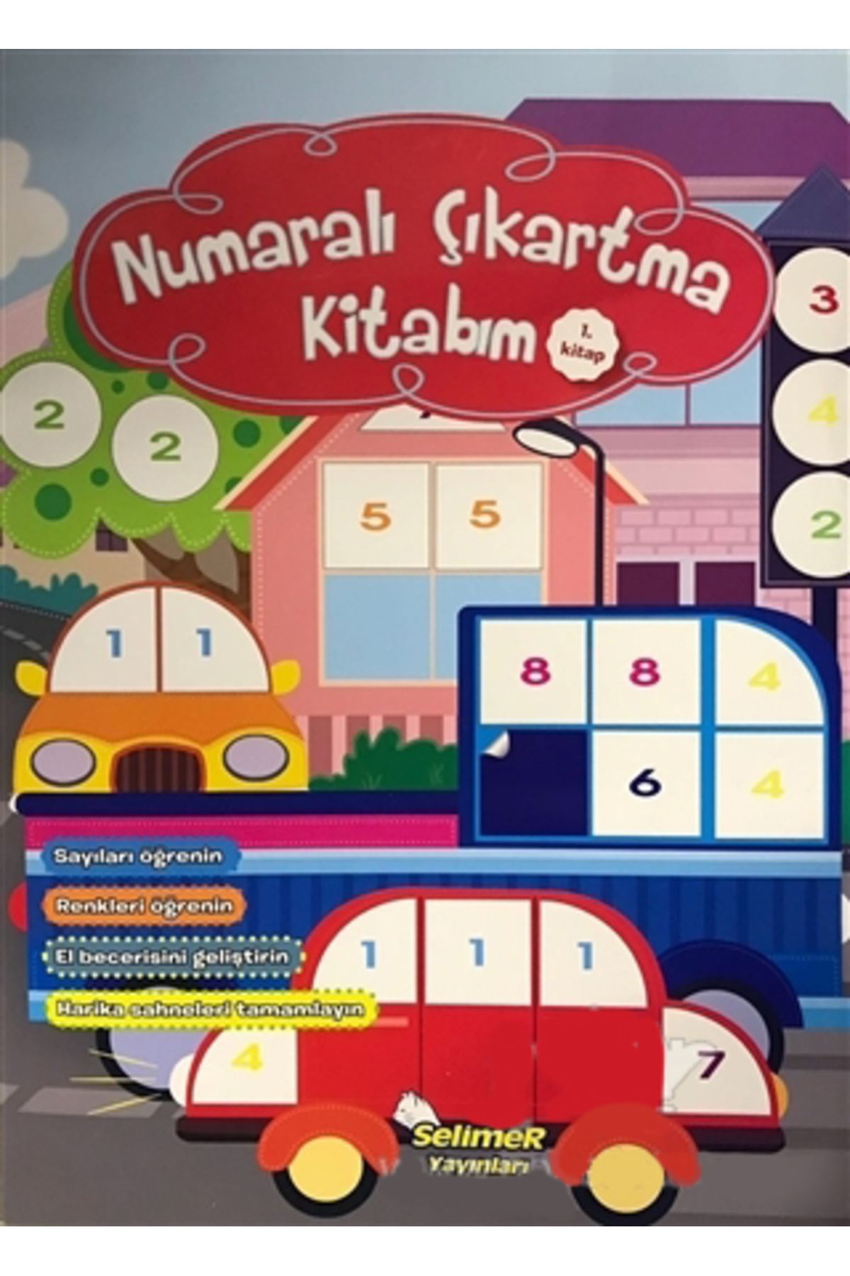 Selimer Yayınları Numaraları Çıkartma Kitabım (4 Kitap Takım)