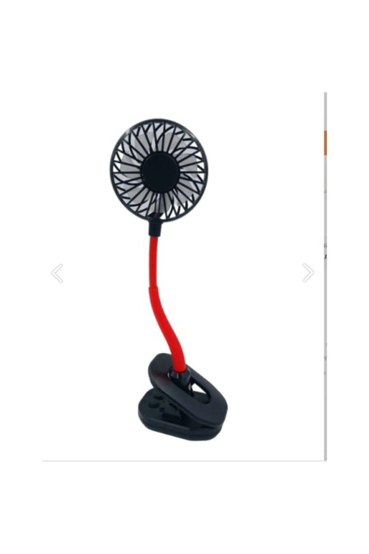 AYGEN Portatif Işıklı Mini Klipsli Fan