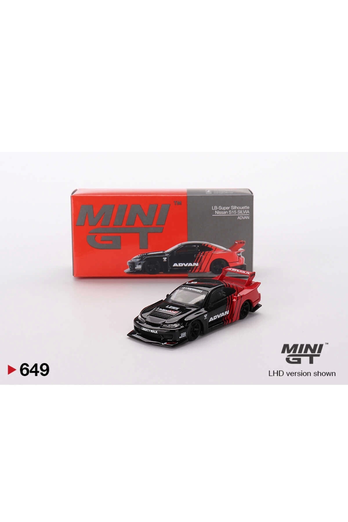 mini gt MGT00649 1/64 Nissan LB-Super Silhouette S15 SILVIA ADVAN
