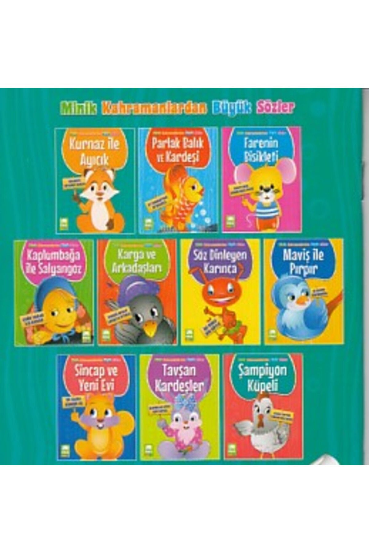 Türk Dil Kurumu Yayınları Minik Kahramanlardan Büyük Sözler Serisi (10 Kitap Takım)