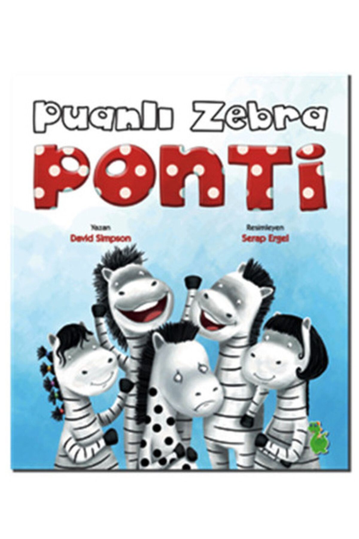 Yeşil Dinozor Puanlı Zebra Ponti