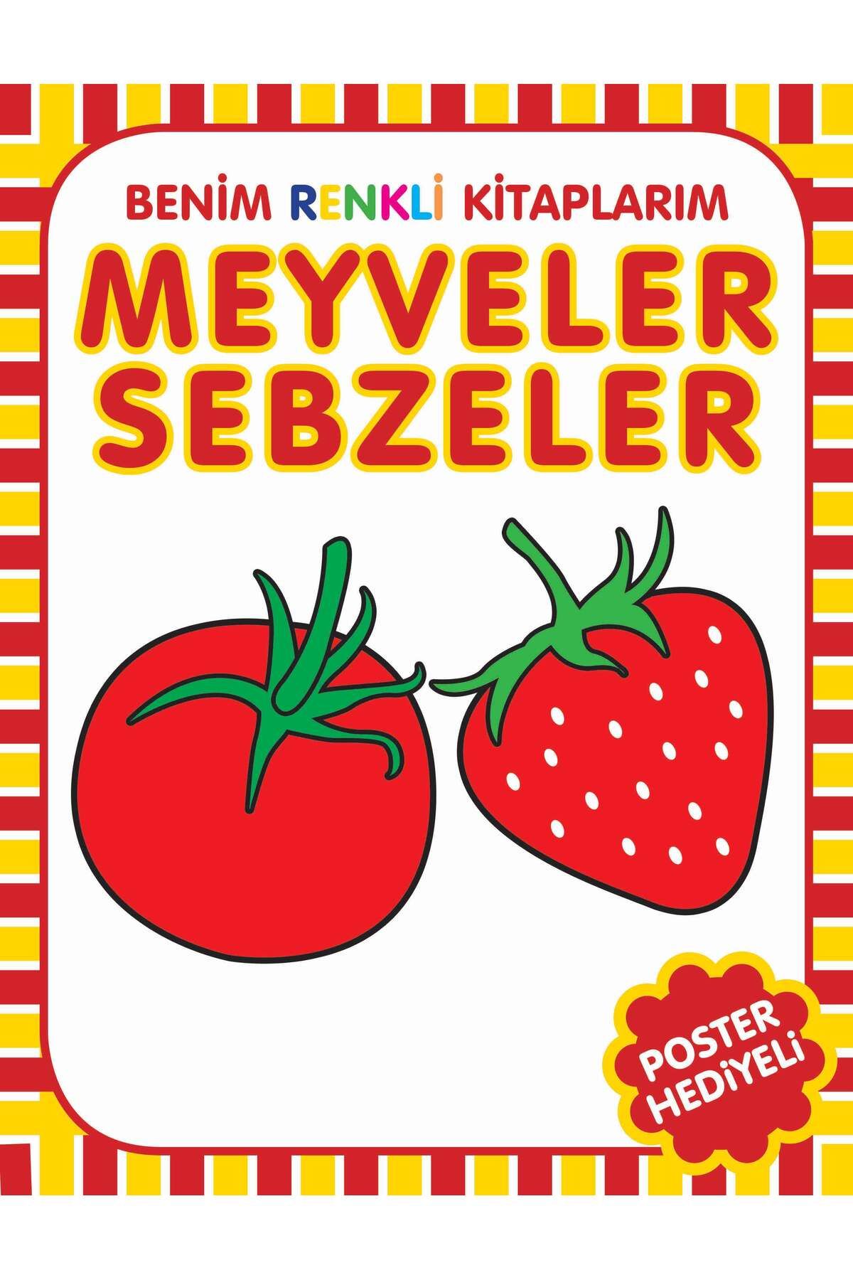 Türk Dil Kurumu Yayınları Benim Renkli Kitaplarım Meyveler Sebzeler