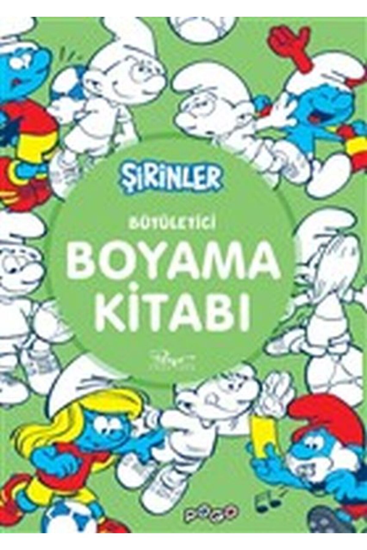 Pogo Çocuk Büyüleyici Boyama Kitabı - Şirinler