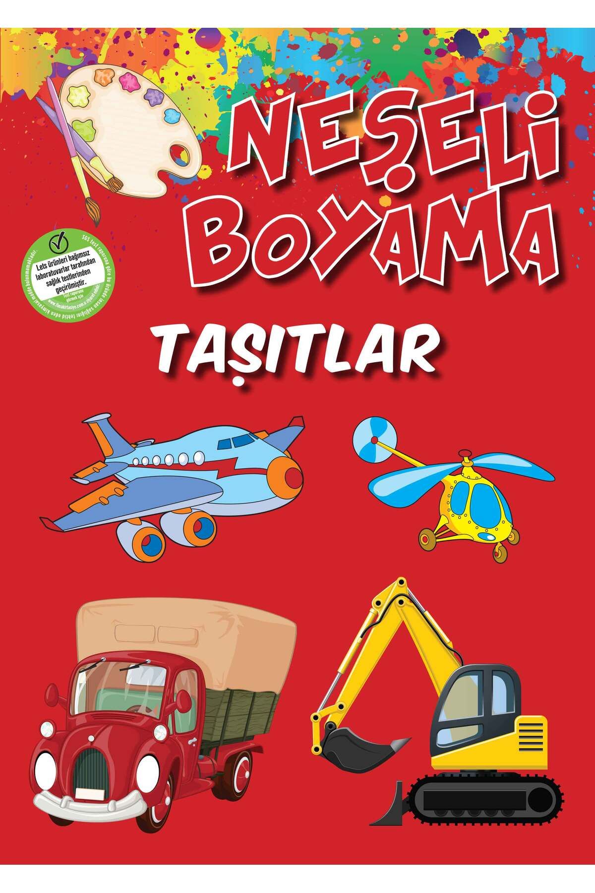 Türk Dil Kurumu Yayınları Neşeli Boyama - Taşıtlar