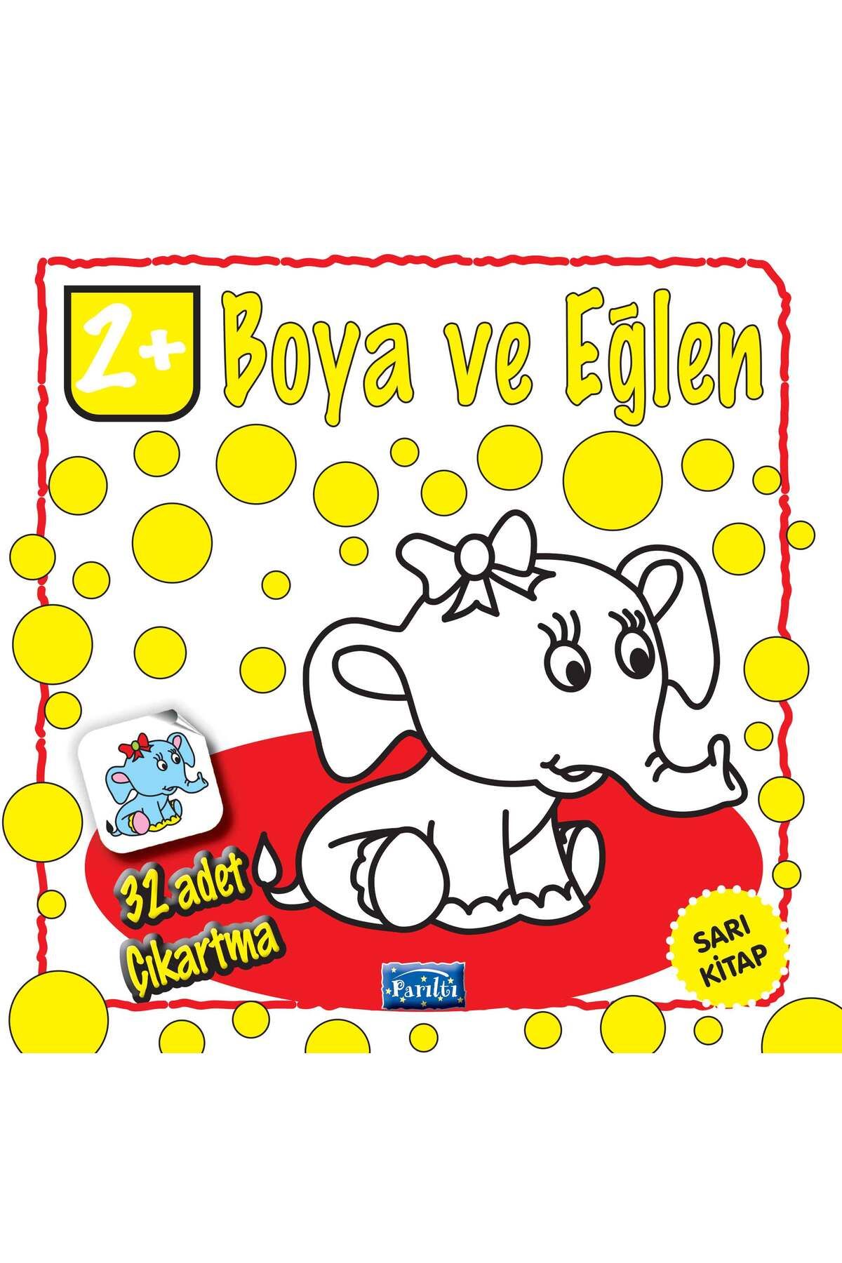 Türk Dil Kurumu Yayınları Boya ve Eğlen Sarı Kitap