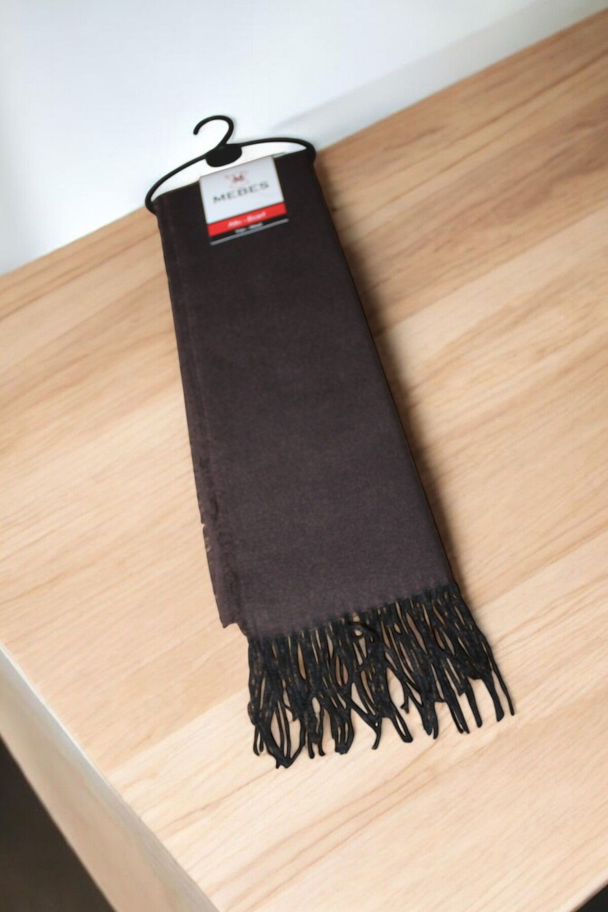 MEBES-Men's Scarf Wool - Brown, Men's Brown1 3