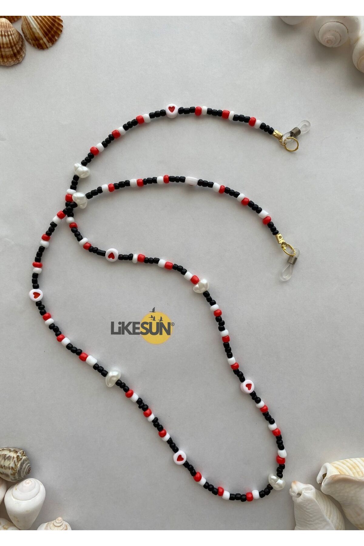 LiKESUN-Işıl Collection - Glasses Strap and Double Wrapped Necklace 4