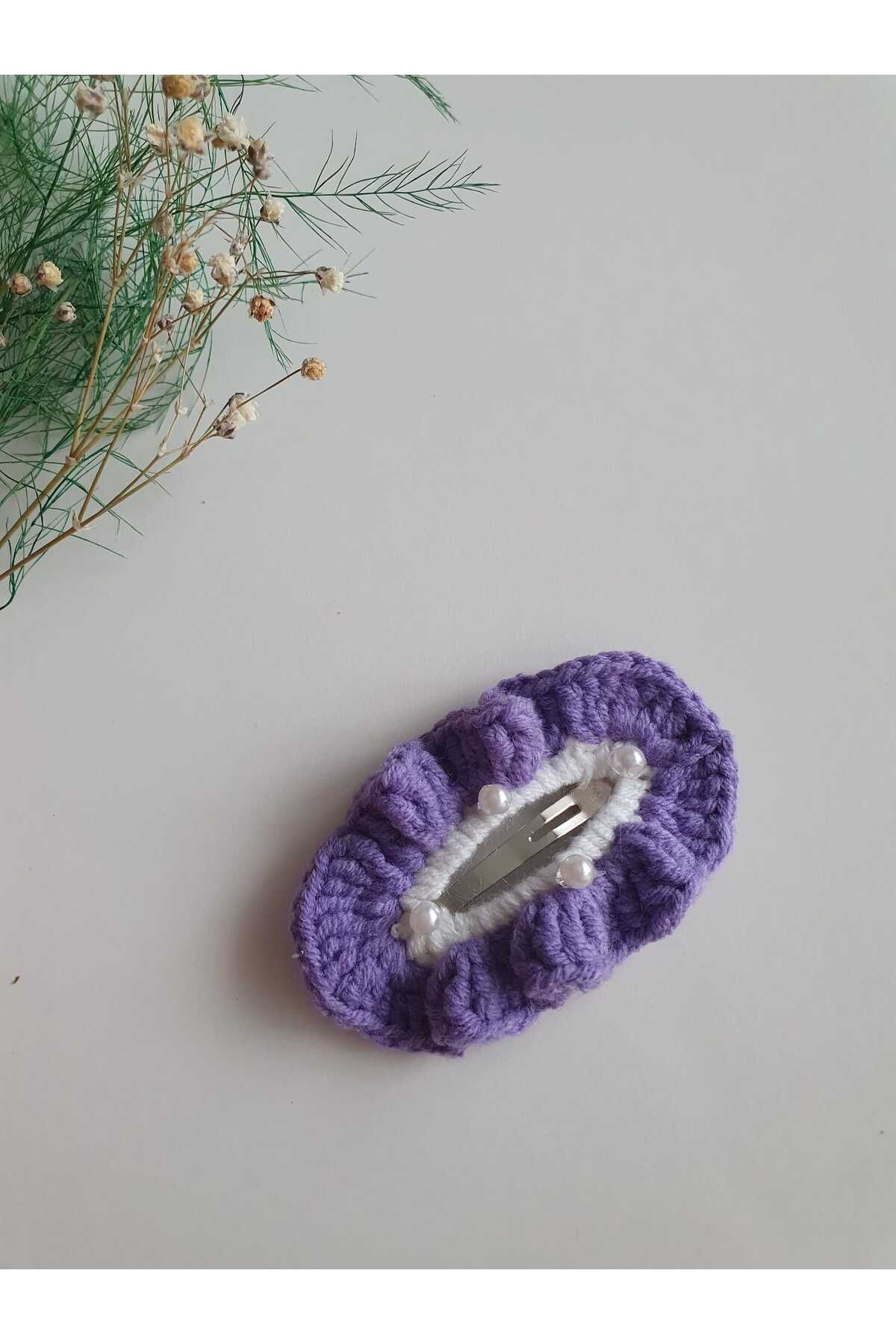 NEXT LİFE STORE-1 Piece Buckle with Purple Ruffle Snaps (5cm) 3