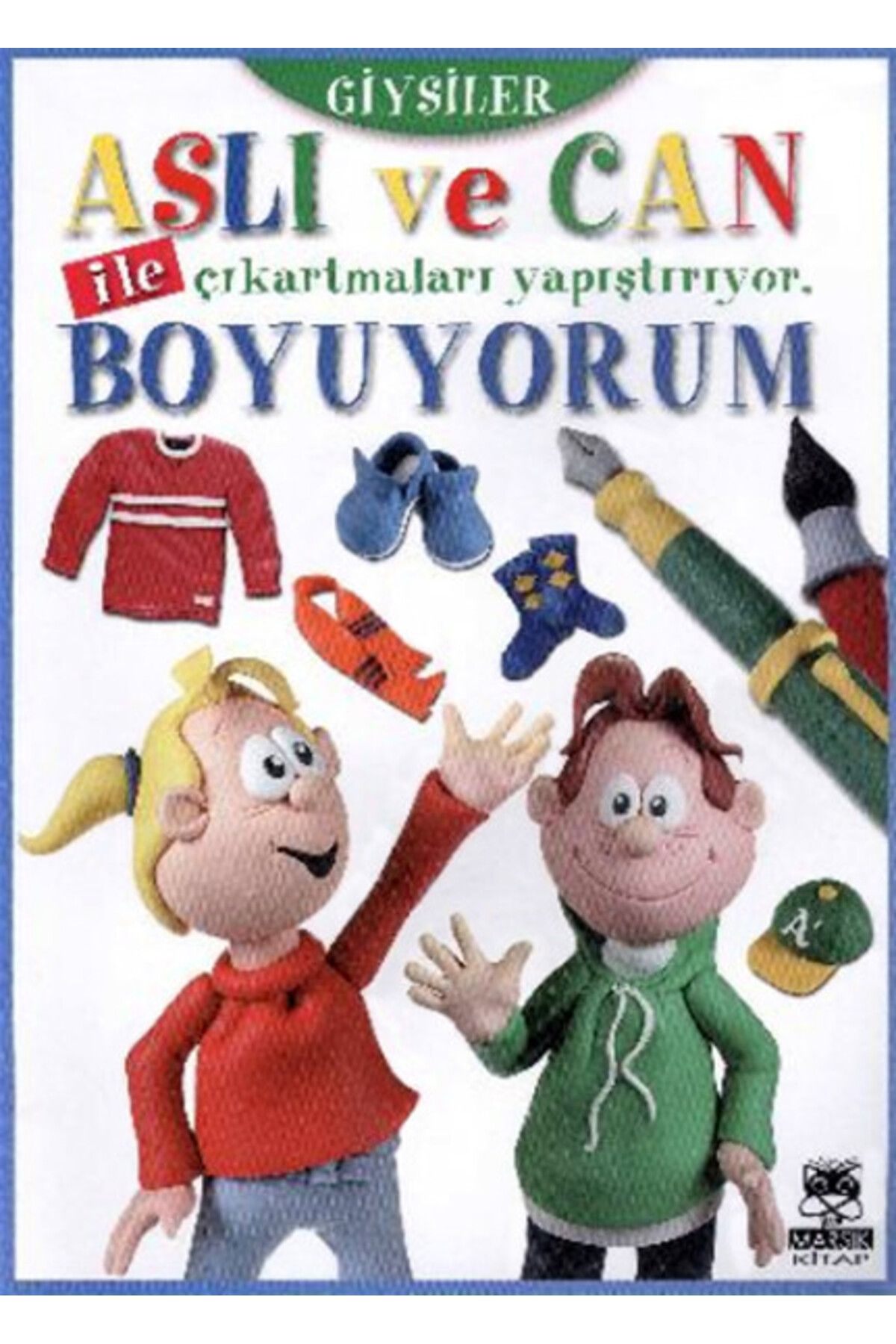 Marsık Yayıncılık Aslı Ve Can Giysiler Çıkartma Boyama