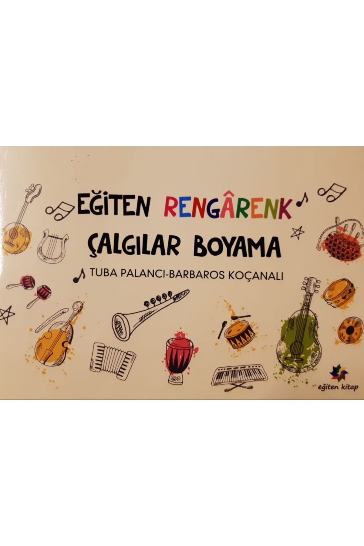 Türk Dil Kurumu Yayınları Eğiten Rengarenk Çalgılar Boyama