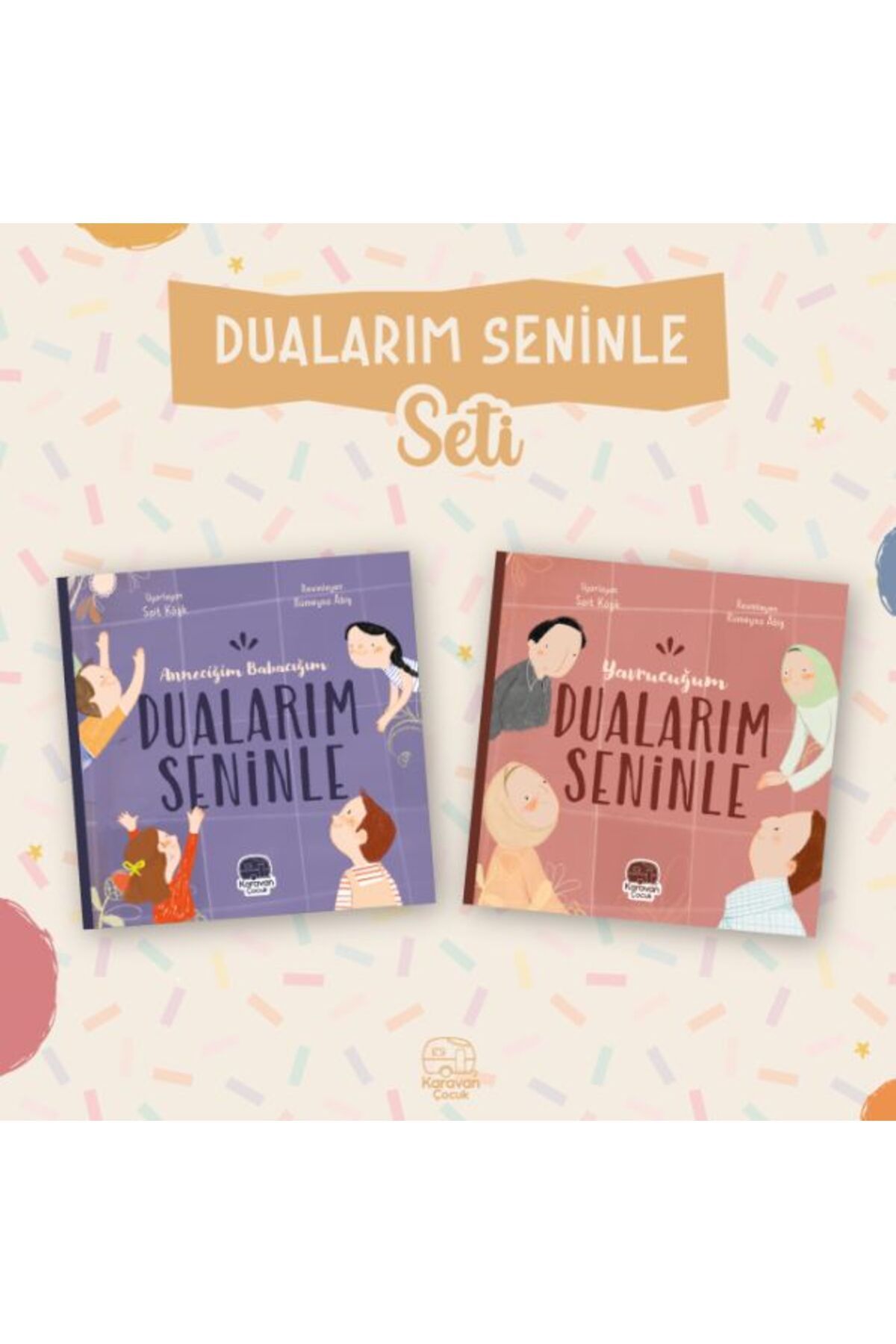 Karavan Çocuk Dualarım Seninle Seti (2 Kitap)