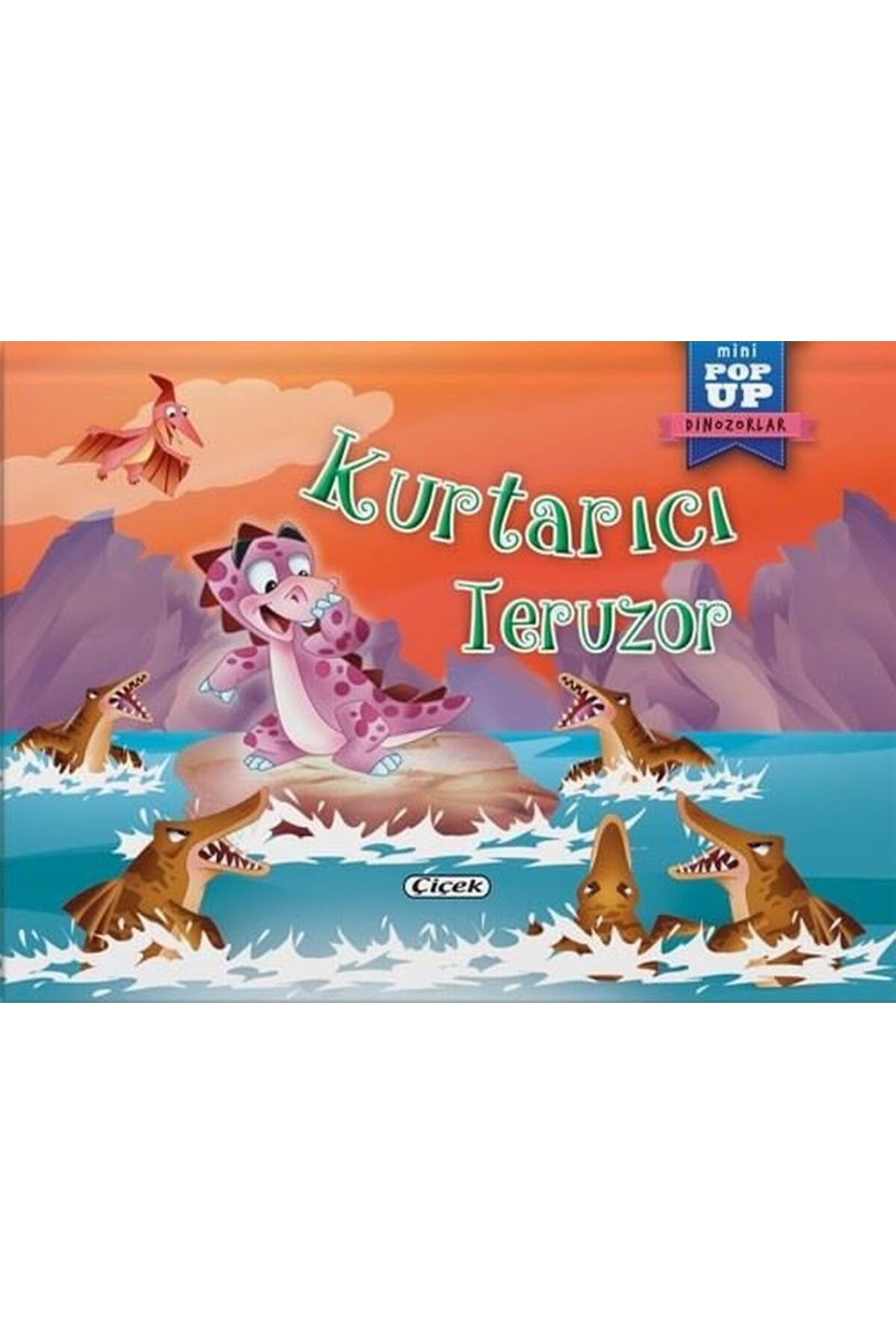 Karma Kitaplar Pop-Up Mini Dinozorlar - Kurtarıcı Teruzor