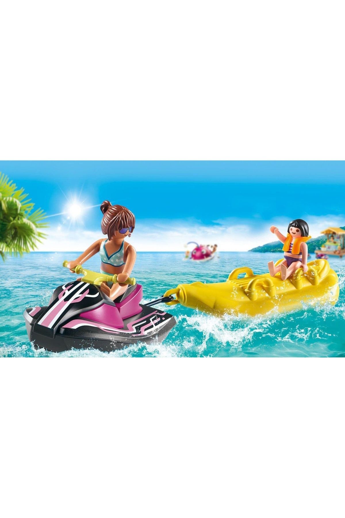 Playmobil - Scuter De Apa Si Barcuta Banana - One Size