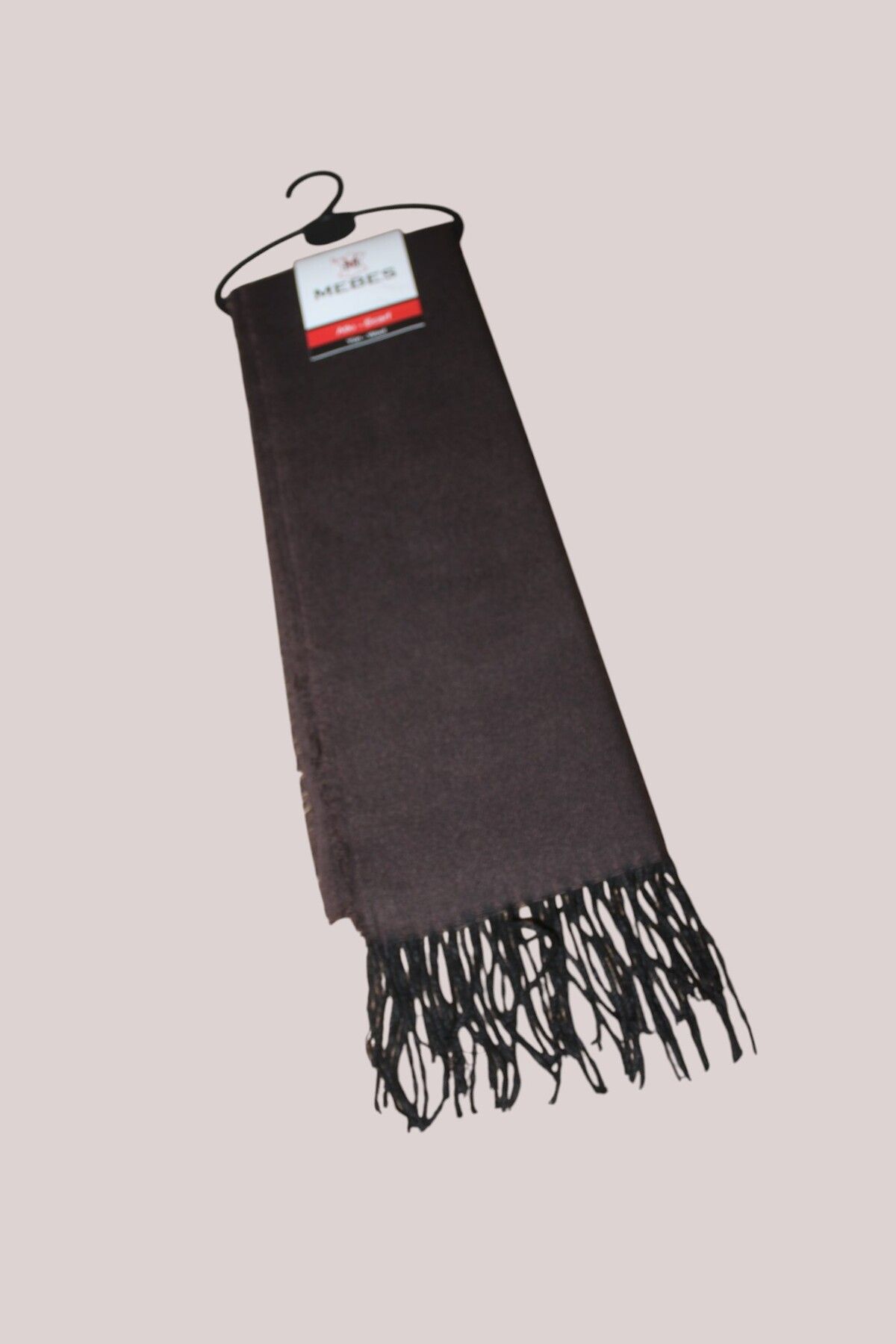 MEBES-Men's Scarf Wool - Brown, Men's Brown1 2