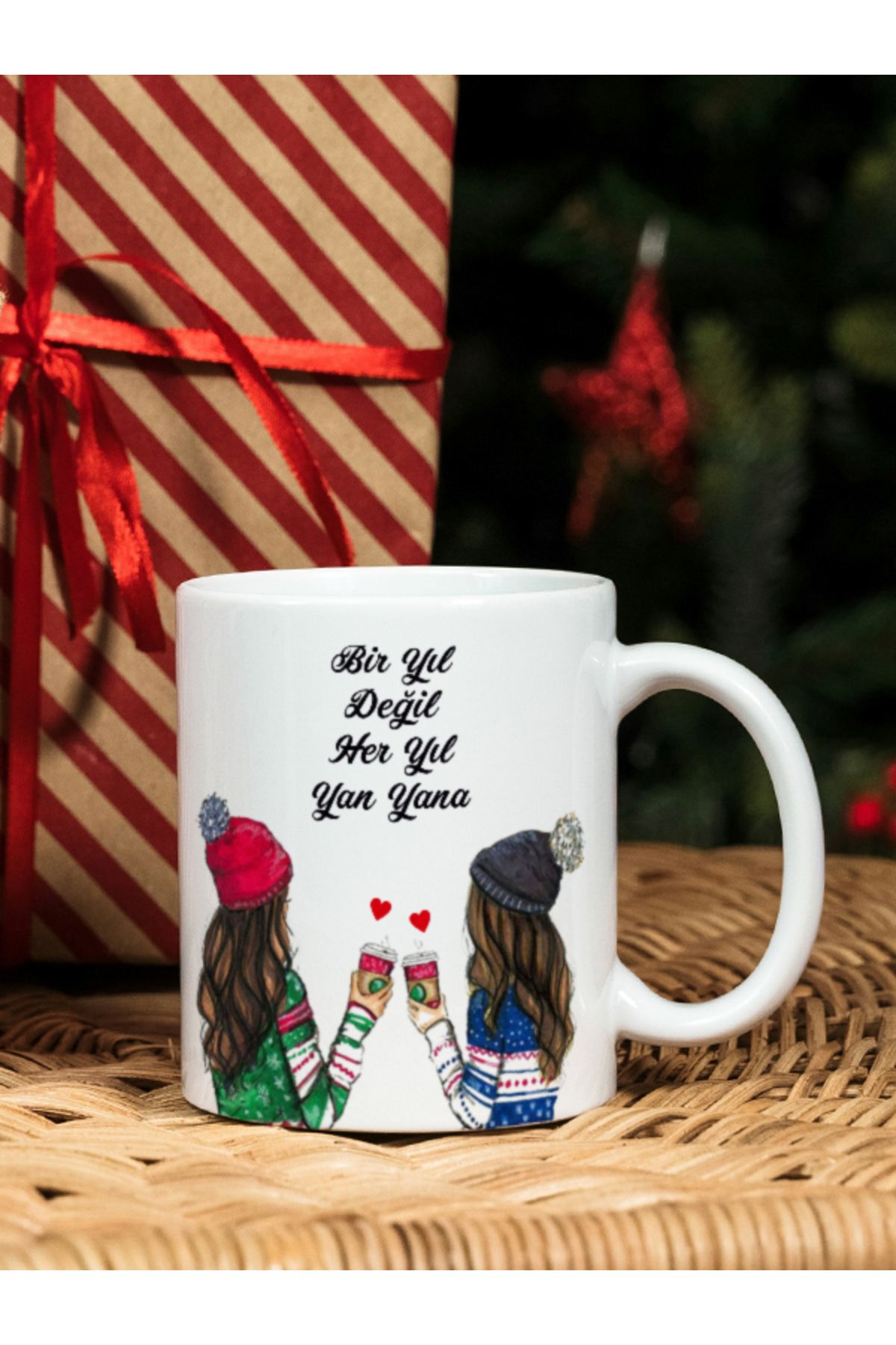 SEELENGLANZ-Not One Year Every Year Side by Side Girlfriend Custom Printed Mug 2