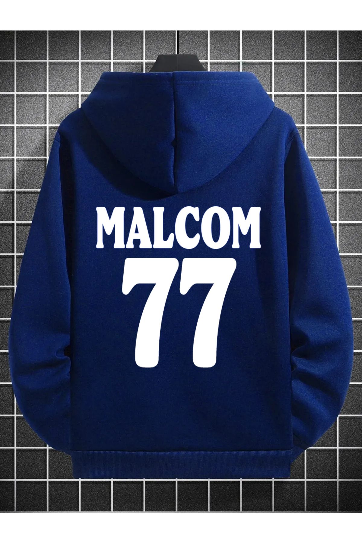 Pisa Art Al-Hilal Suudi Arabistan Malcom 77 Özel Tasarım Kapşonlu Sweatshirt