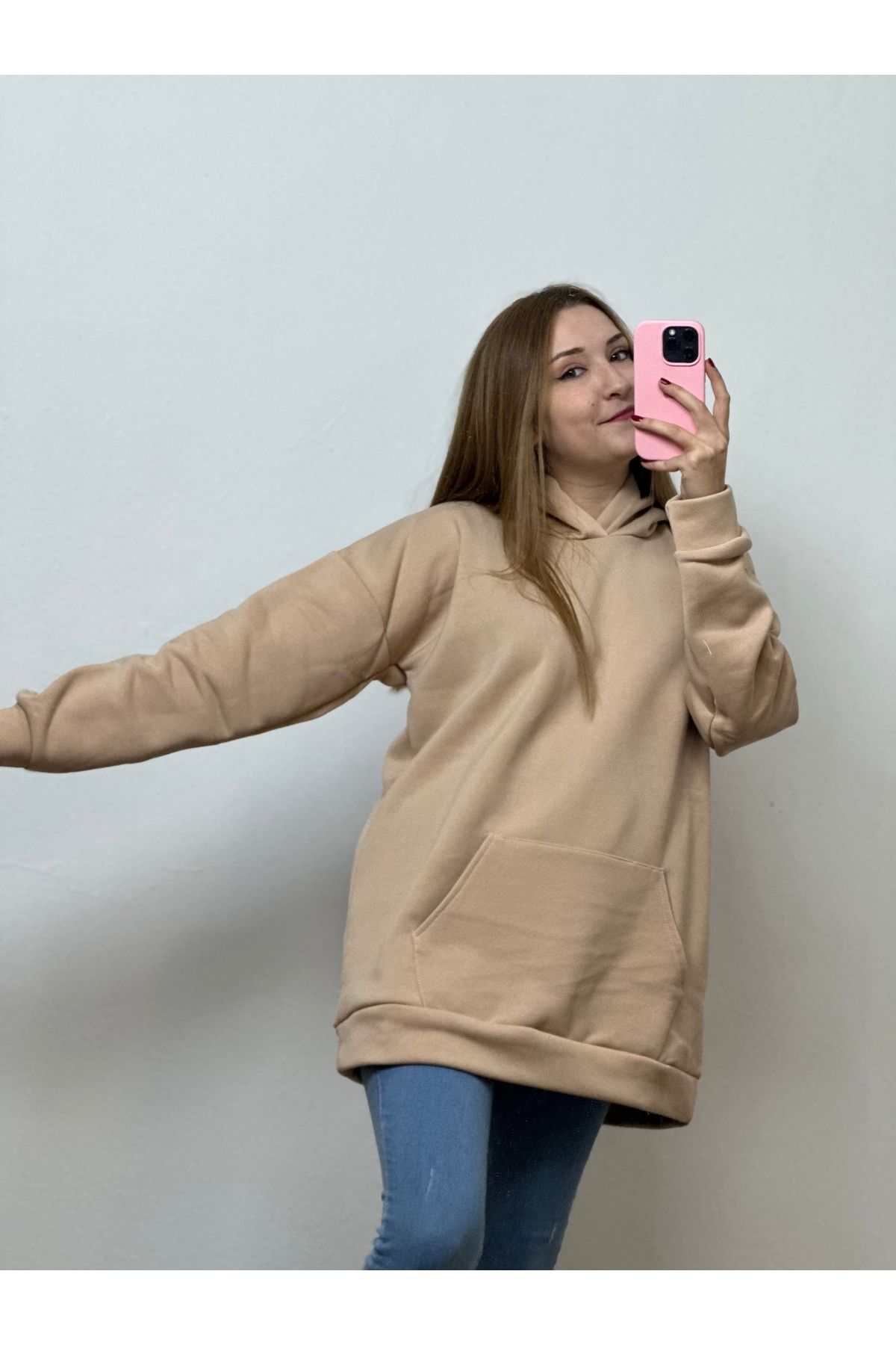 es ess collection-Unisex Camel Sweatshirt - Three Thread Raster 2
