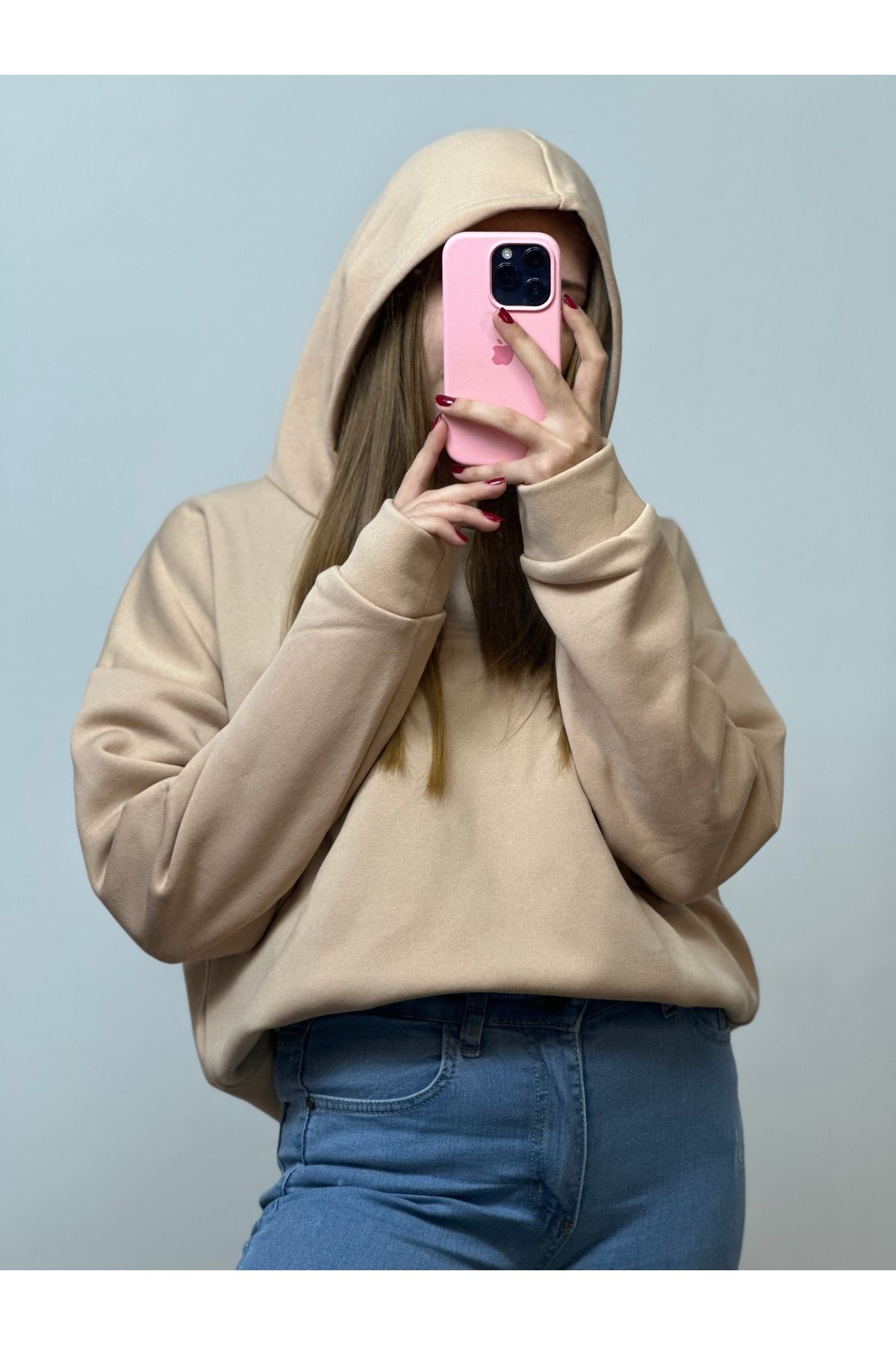 es ess collection-Unisex Camel Sweatshirt - Three Thread Raster 3