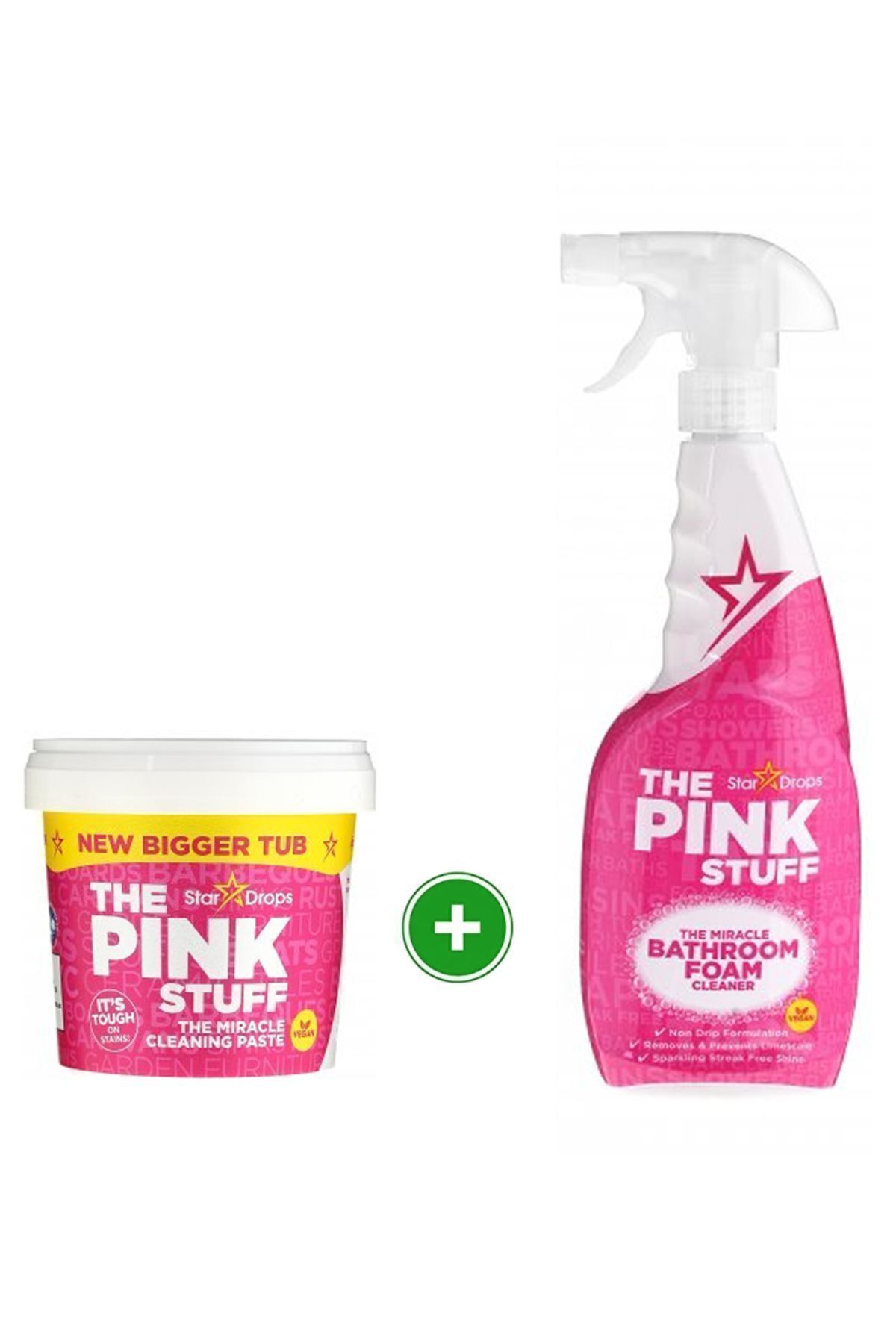 ROSSMANN The Pink Stuff Temizlik Macunu 850 gr The Pink Stuff Banyo Köpük Temizleyici 750 ml