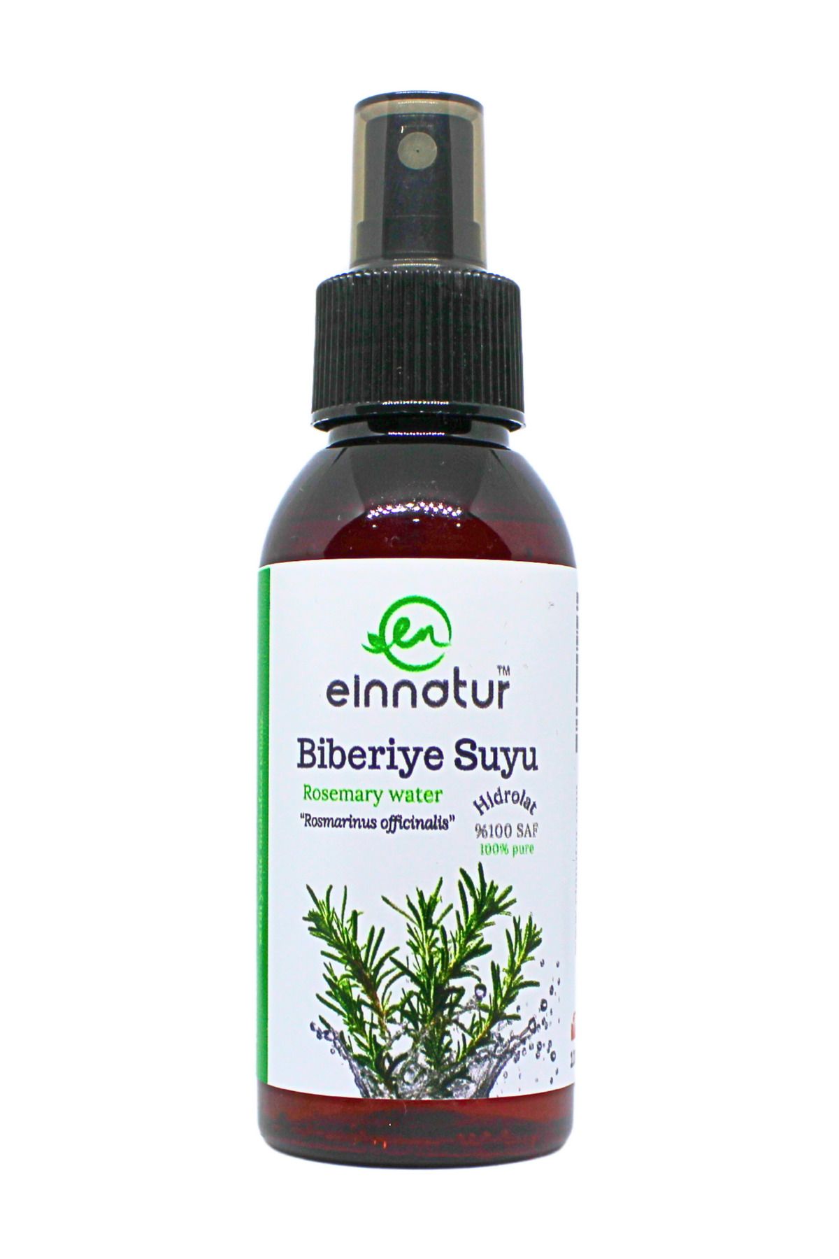 EinNatur Biberiye Suyu, 100 Ml, Rosmarinus Officinalis Water, Hidrosol, Saç Bakımı, Dökülme Karşıtı