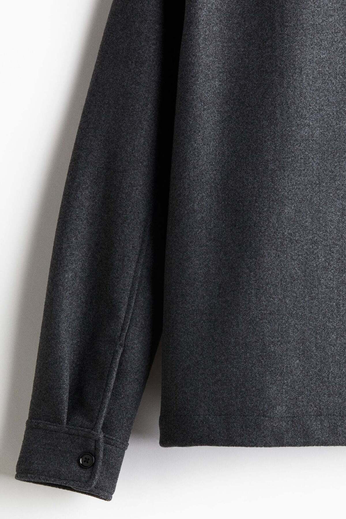 H&M-Regular Fit Zip-through overshirt 2