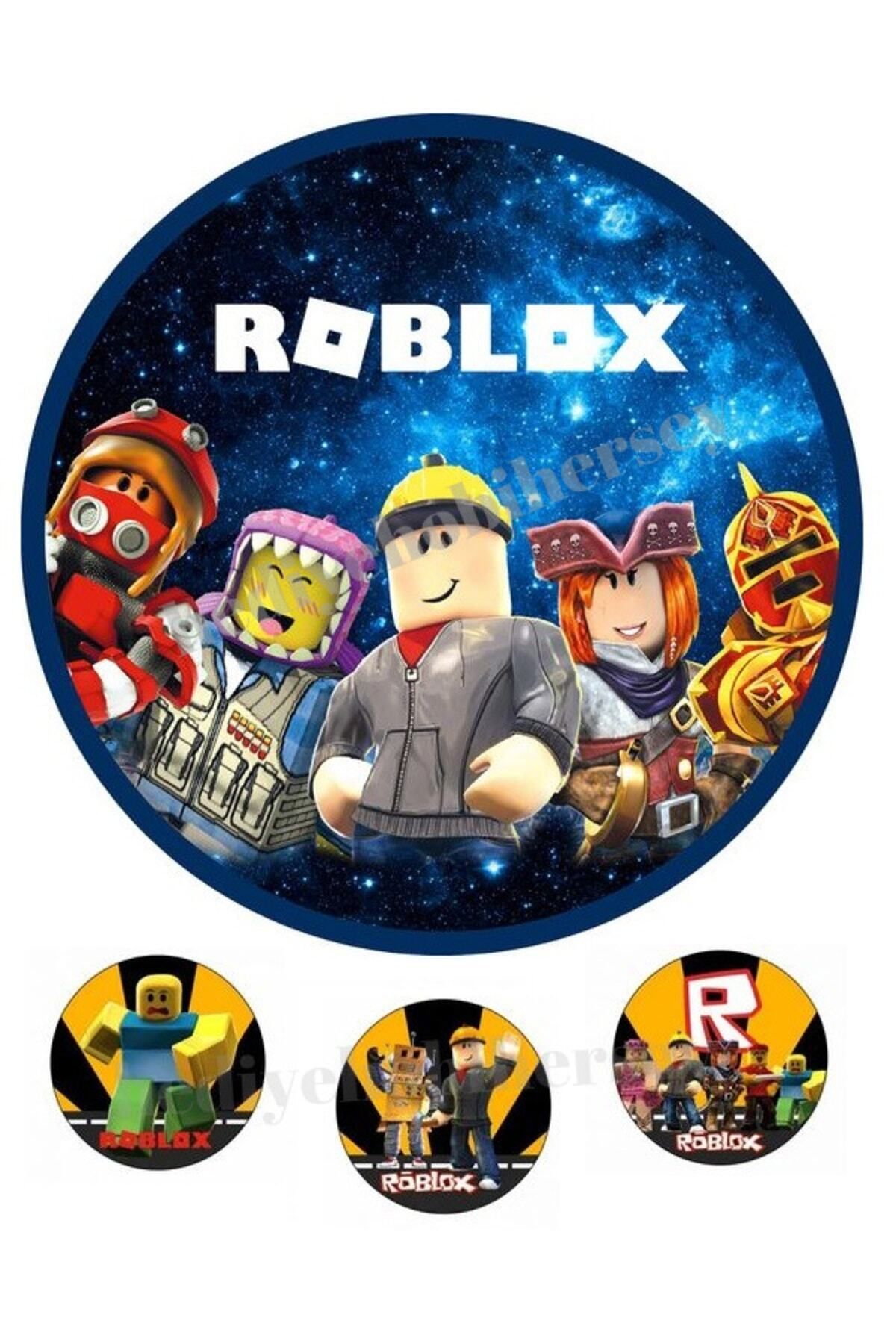 hediyehobihersey Roblox Yenilebilir Kağıt, Pasta Resmi, Kurabiye Baskısı, Pirinç Kağıdı Pasta Kurabiye Baskısı