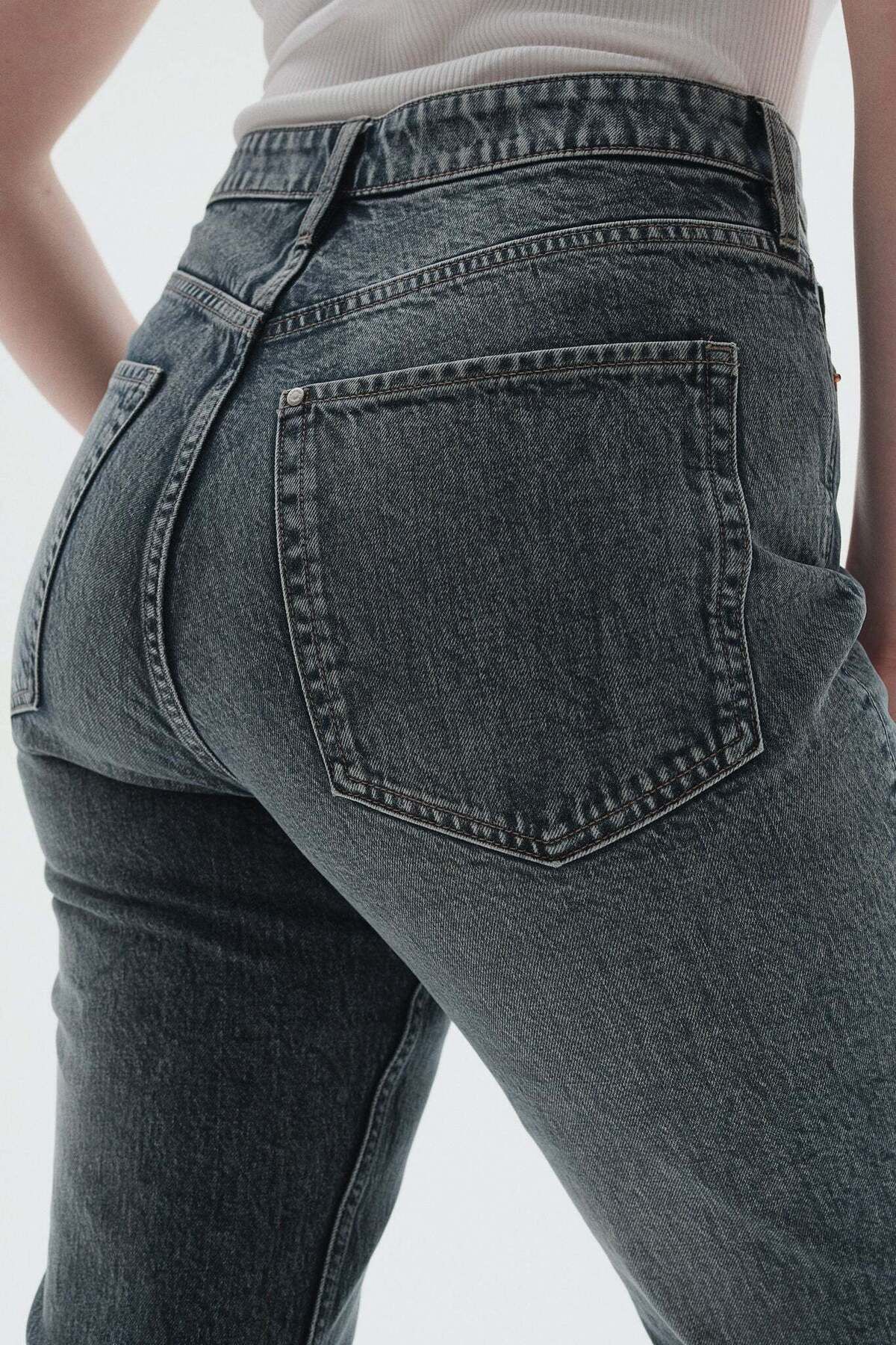 H&M-متعرج صالح سليم Yüksek كوت Pantolon 5