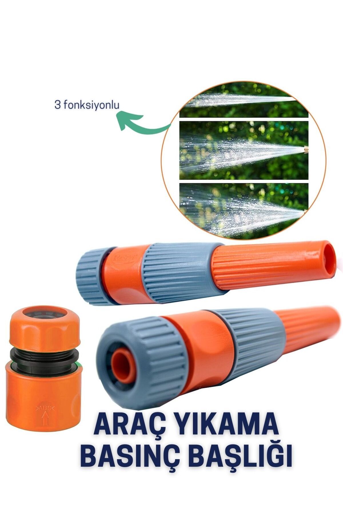 Takaz Global Basınçlı Araç Yıkama Hortum Başlığı ve Adaptör Seti