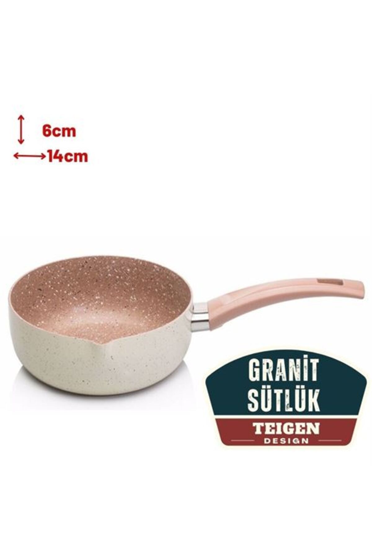 Takaz Global Teigen 14 cm Granit Sütlük Mini Vok Tava  718103