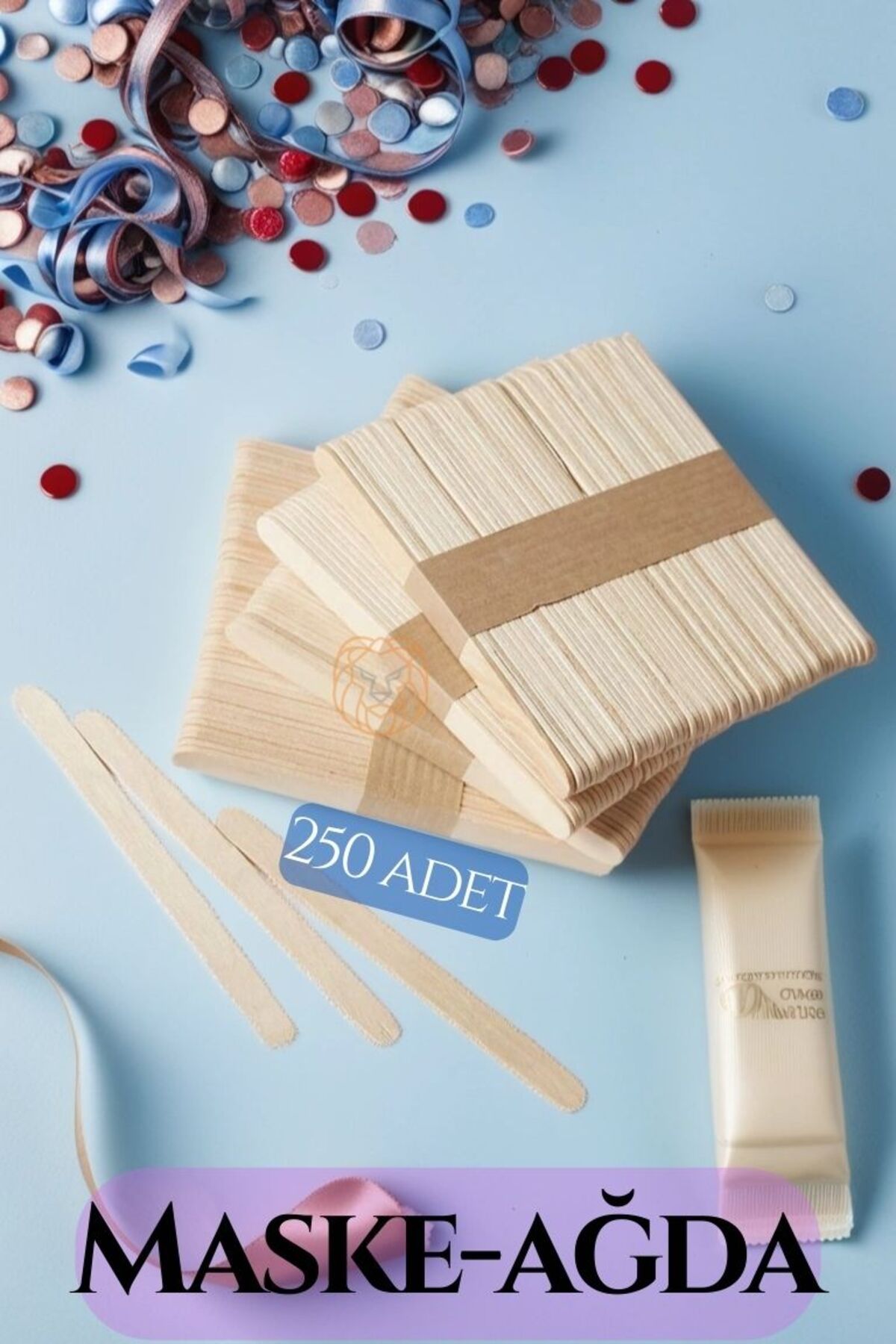 Takaz Global Yüz Cilt ve Ağda Spatulası 250 Adet